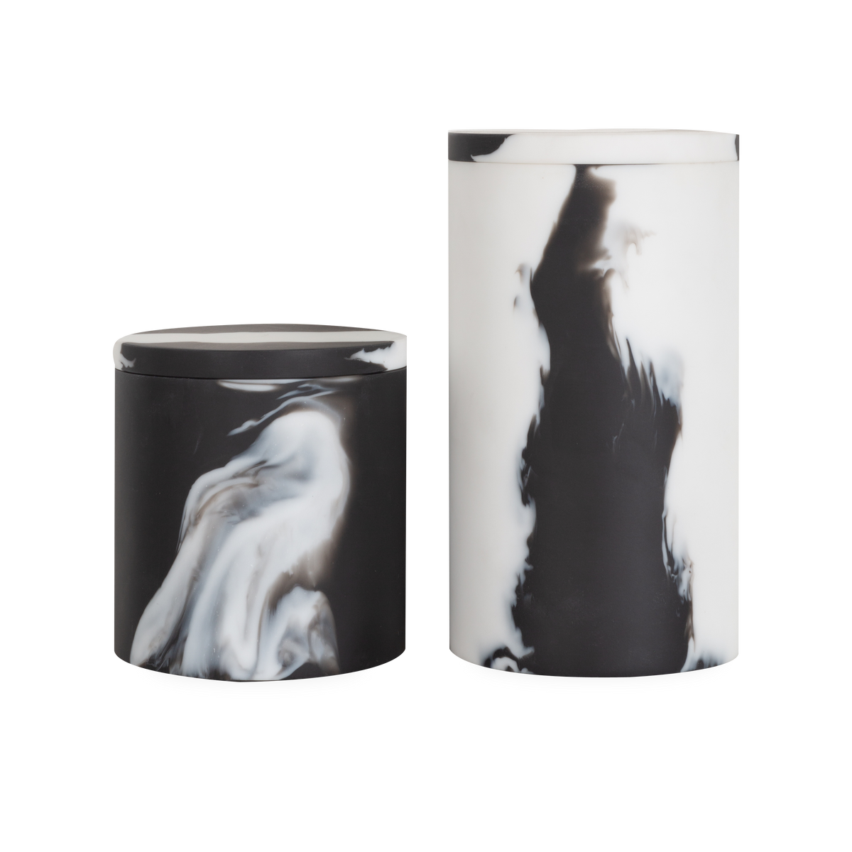 Resin Swirl Jars