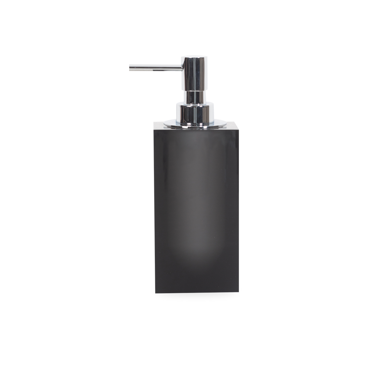 A thick, acrylic bathroom essential with a frosted lozenge interior.