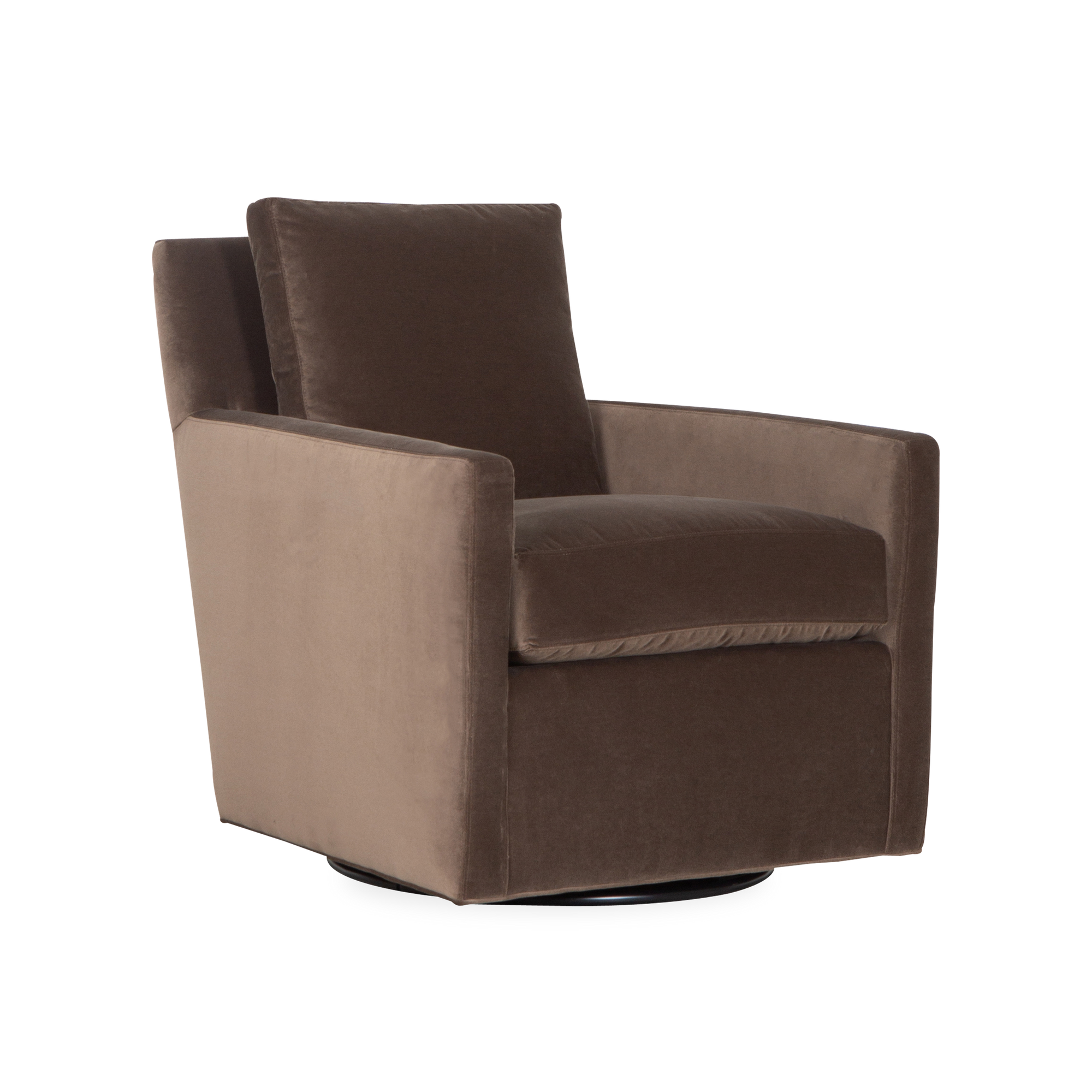 Inspired by a mid-century modern design, the Weston Swivel Chair is a classic piece to add to your space.