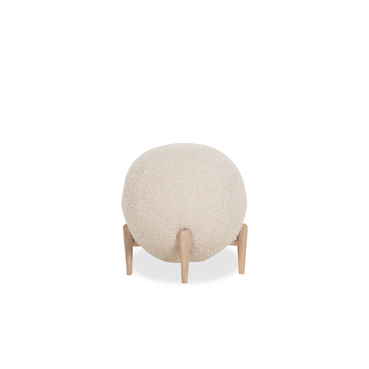 Shearling Ball Stool