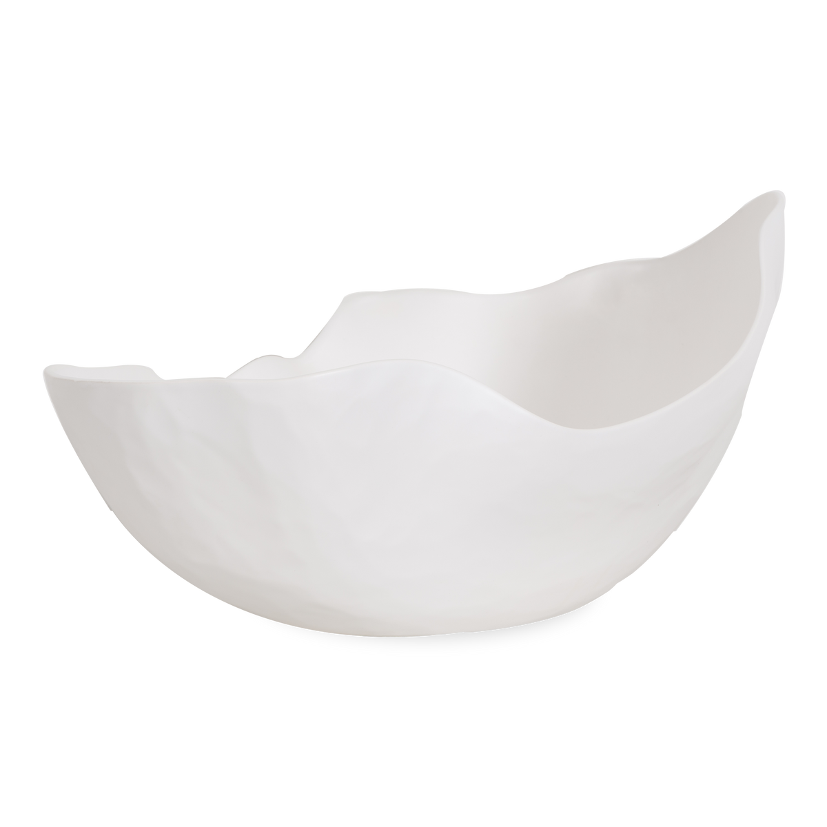 Characterized by its eloquent rim and its asymmetric shape, this Horn Bowl can provide a contemporary flair with its amicable design, subtle textures and its handcrafted Portuguese