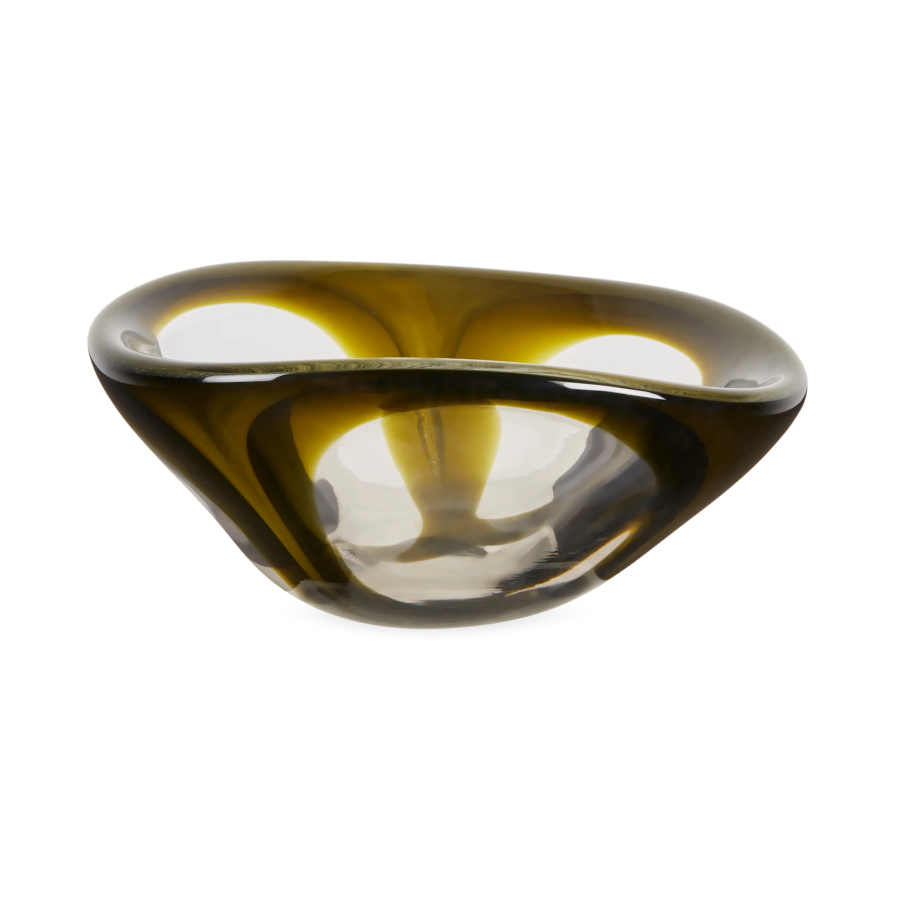 Two-Tone Art Glass Bowl