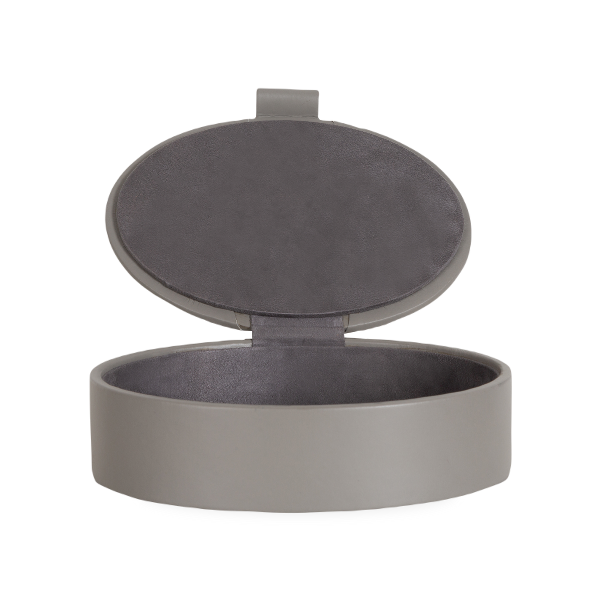 Bring a Barbara Barry classic to your home with the Signature Oval Leather Boxes.