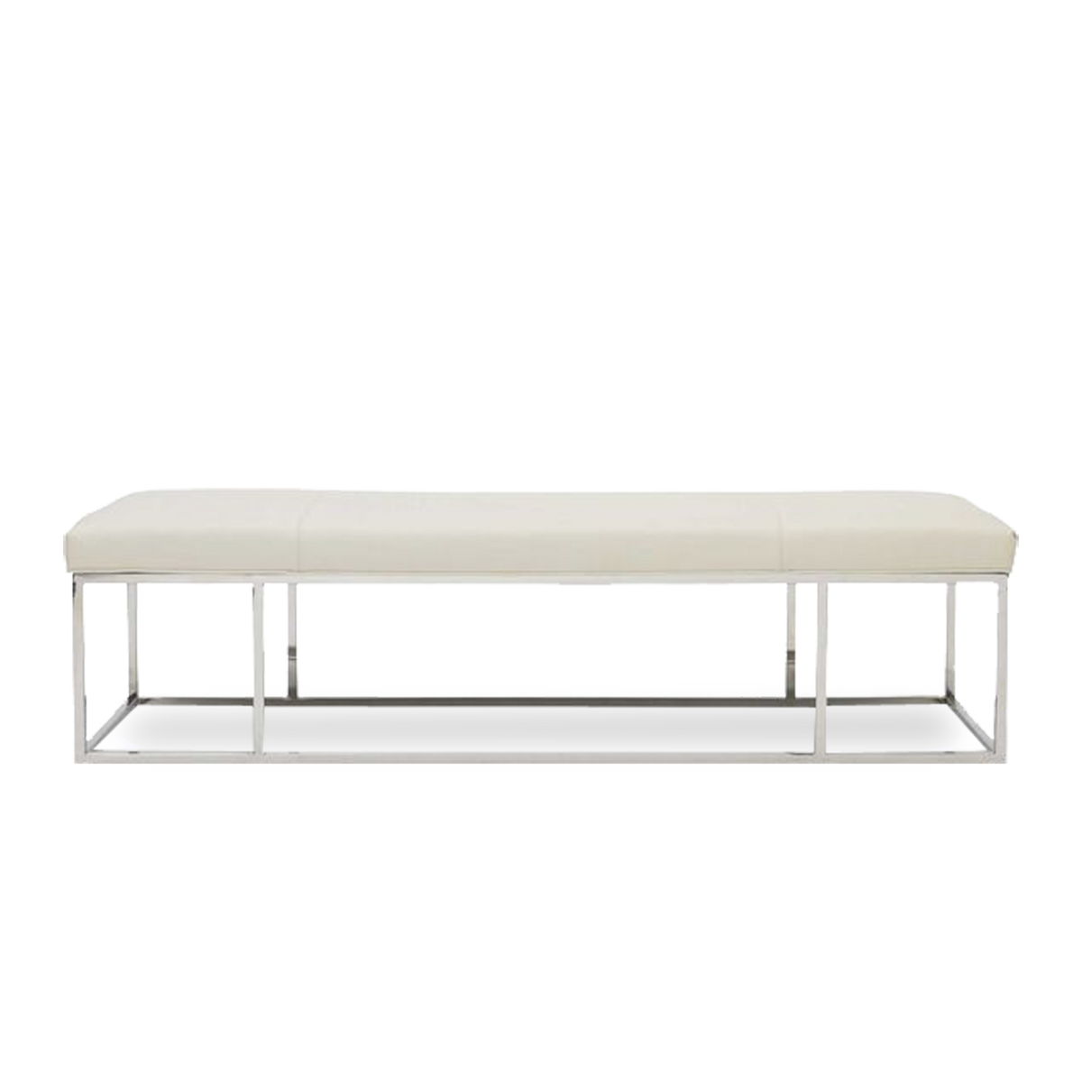 Carmen Leather Large Ottoman