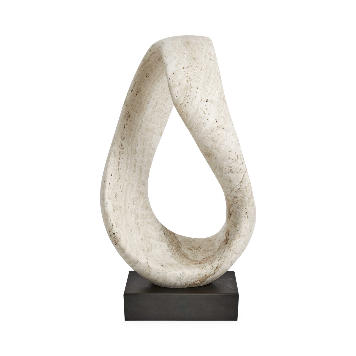 Twist Travertine Sculpture