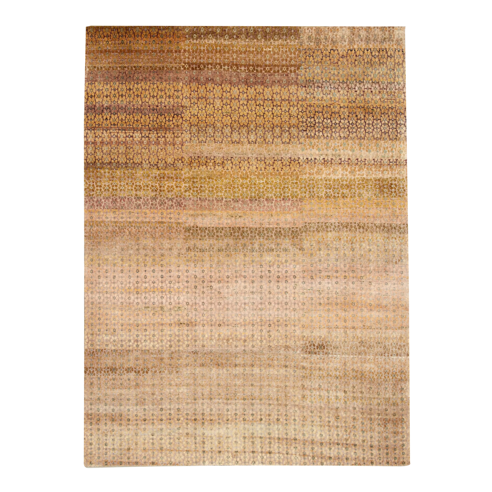 Designed to be passed through generations, the New Heirloom Rug Collection is crafted from recycled and upcycled wool, cocoon silk and sari silk.