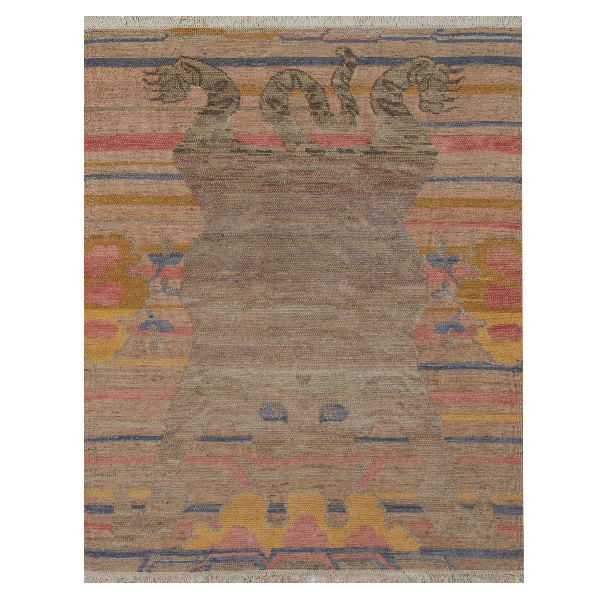 Antique Tibetan DD-428 Orange