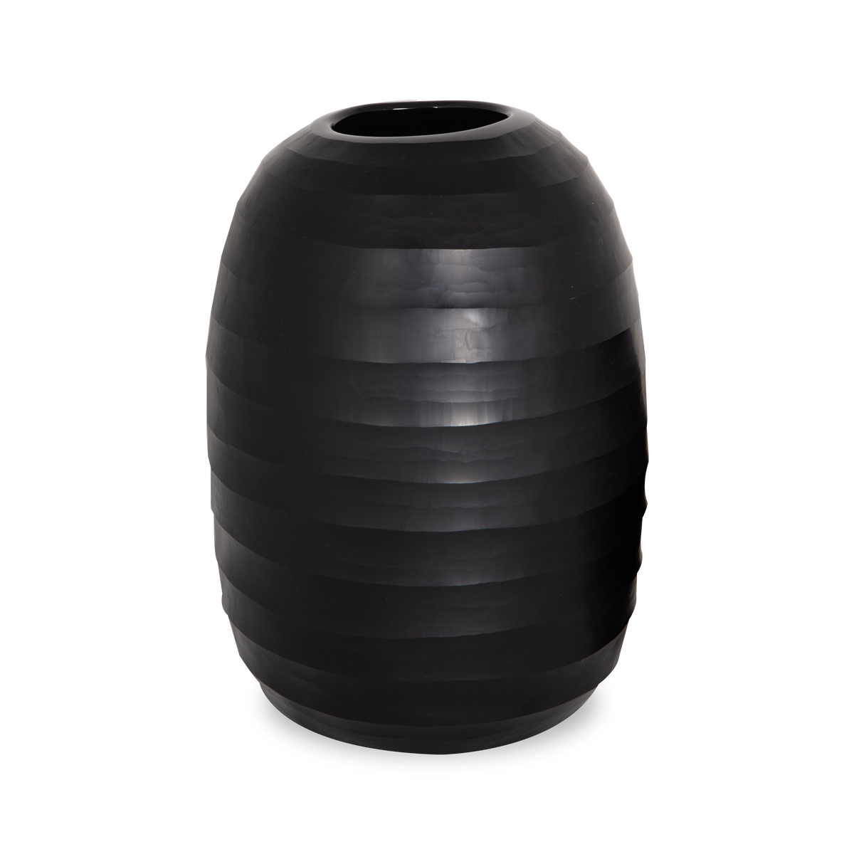 Carved Glass Vase