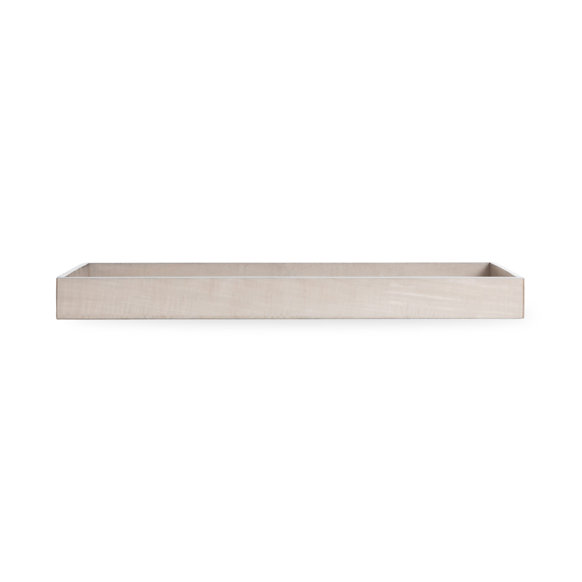 The Lacquered Sycamore Tray uses hand-crafted lacquered wood that is produced by the traditional method of hand-pouring multiple layers of lacquer and hand-polishing each layer, re