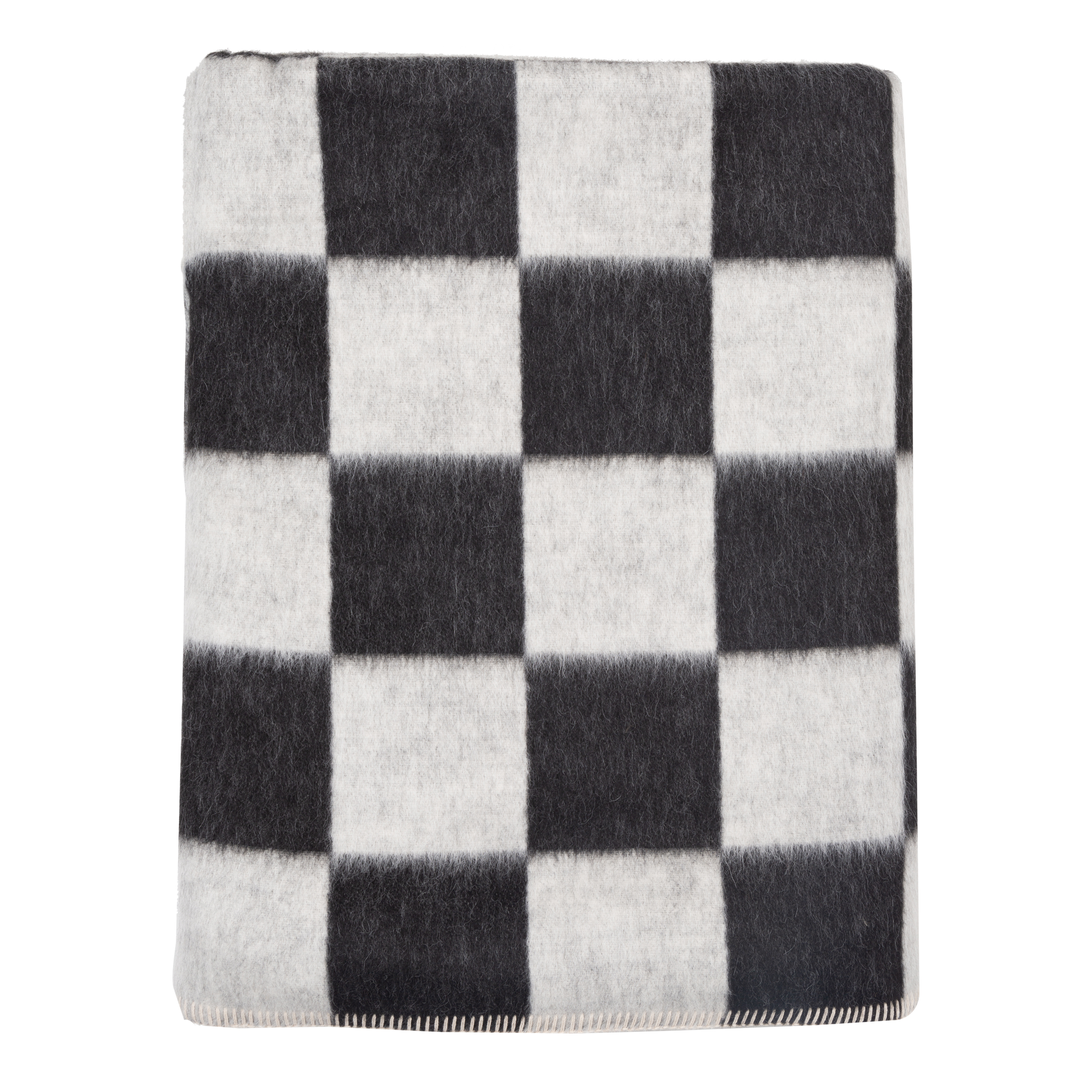 Presenting a luxuriously soft texture, the Crosby Check Throw is woven with natural superfine alpaca wool and undyed Peruvian cotton.