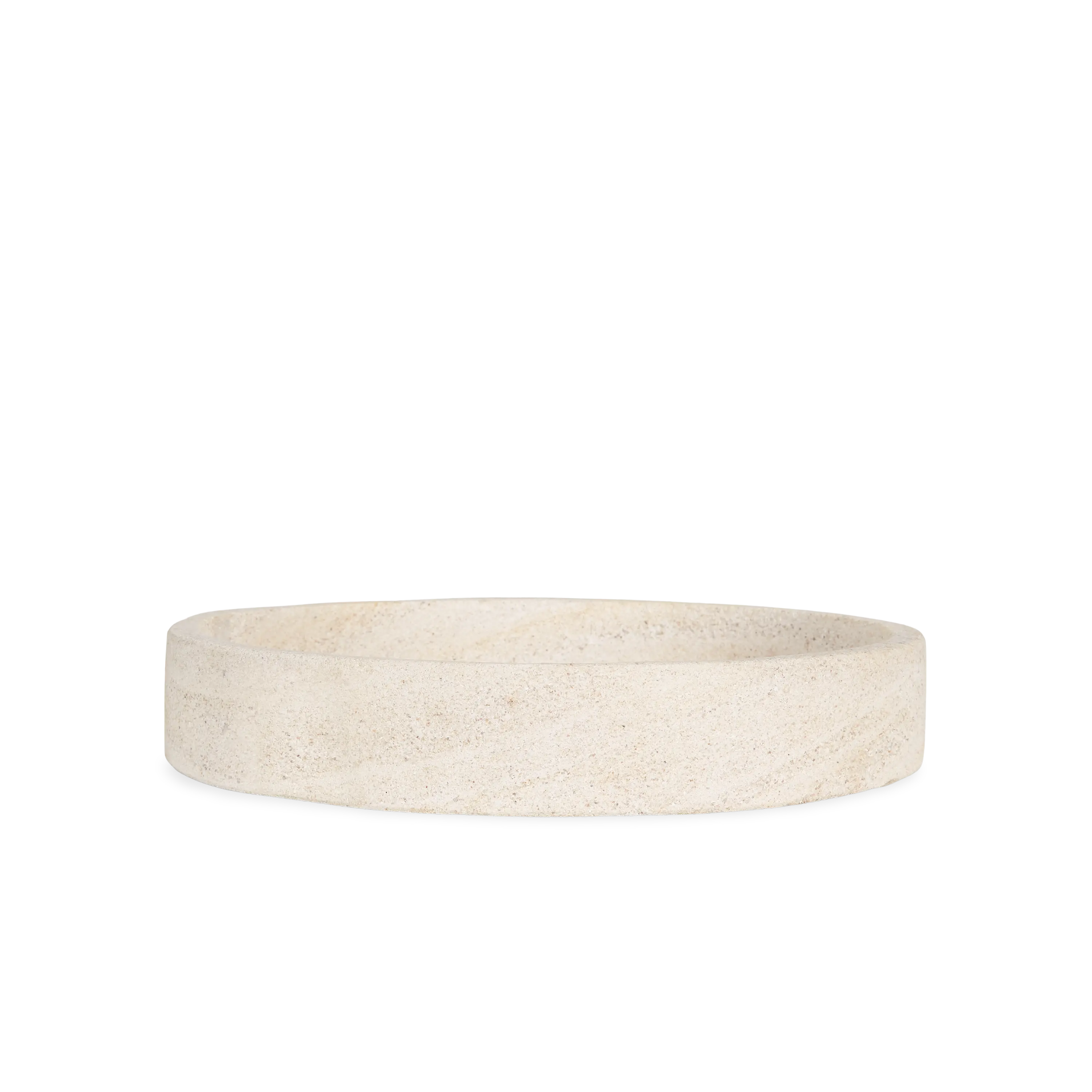 Round Travertine Tray