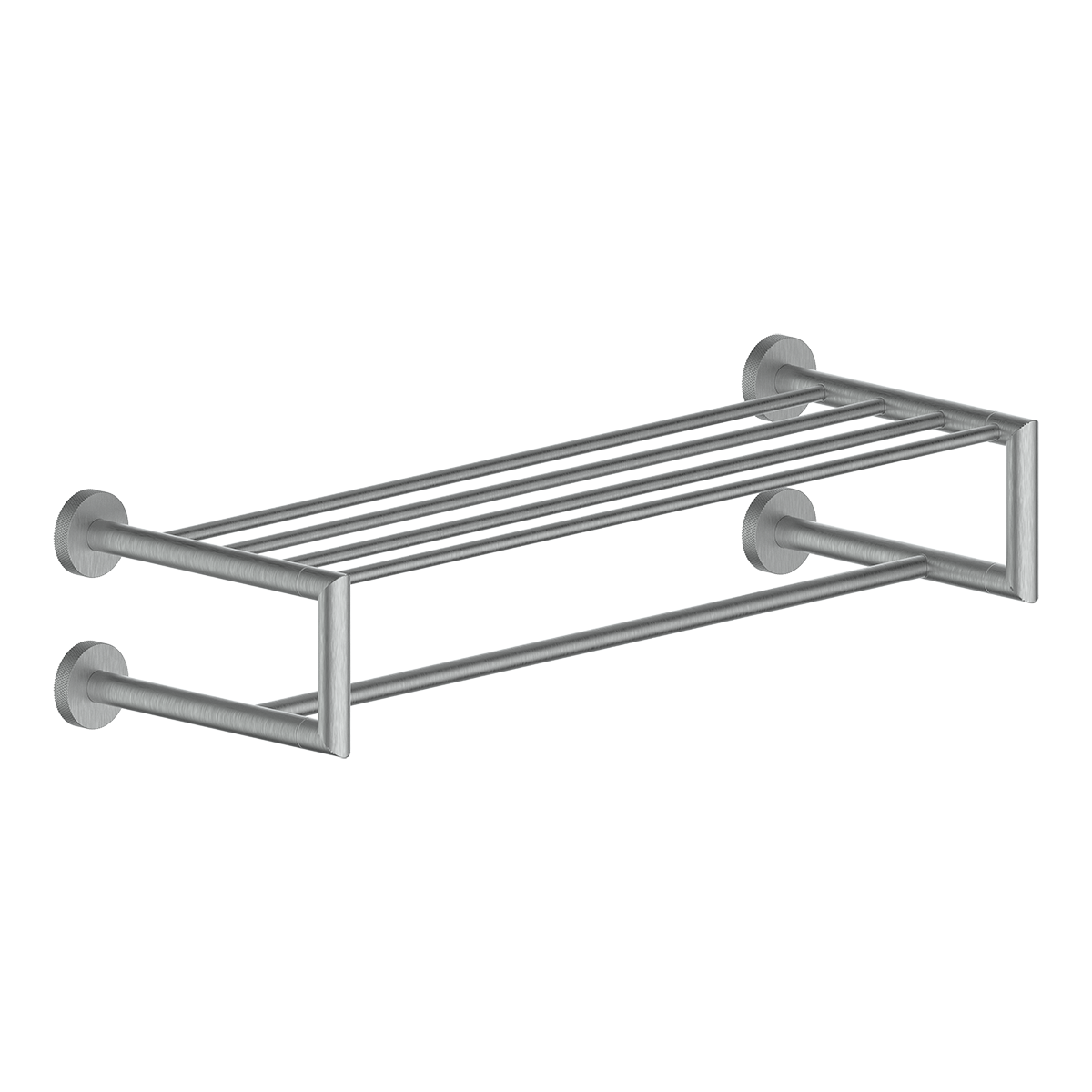 Soho Towel Shelf & Rail (Knurled)
