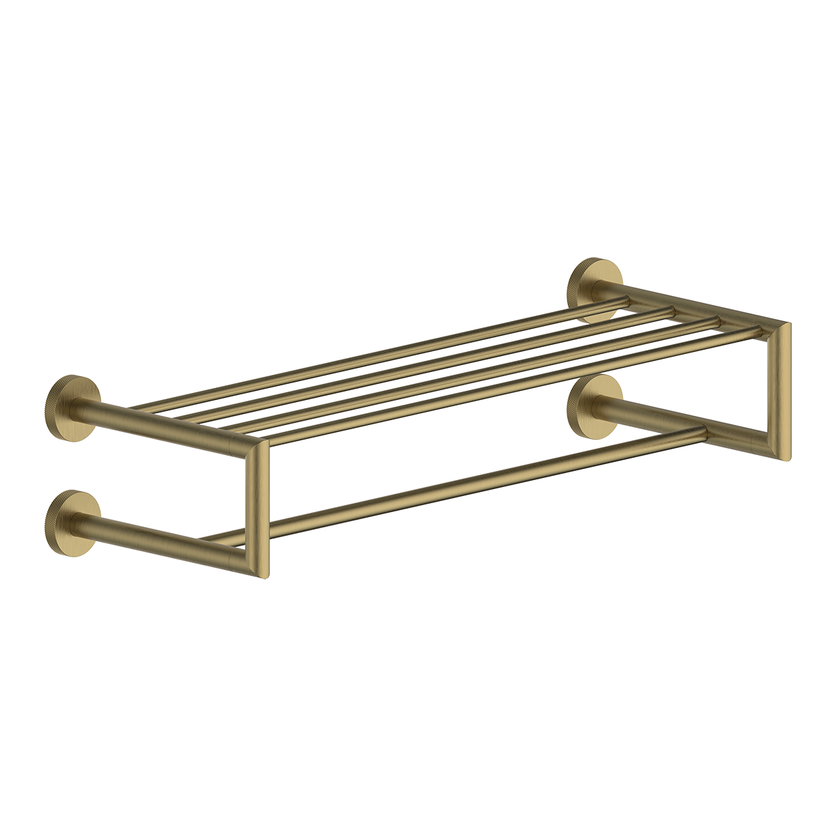 Soho Towel Shelf & Rail (Knurled)