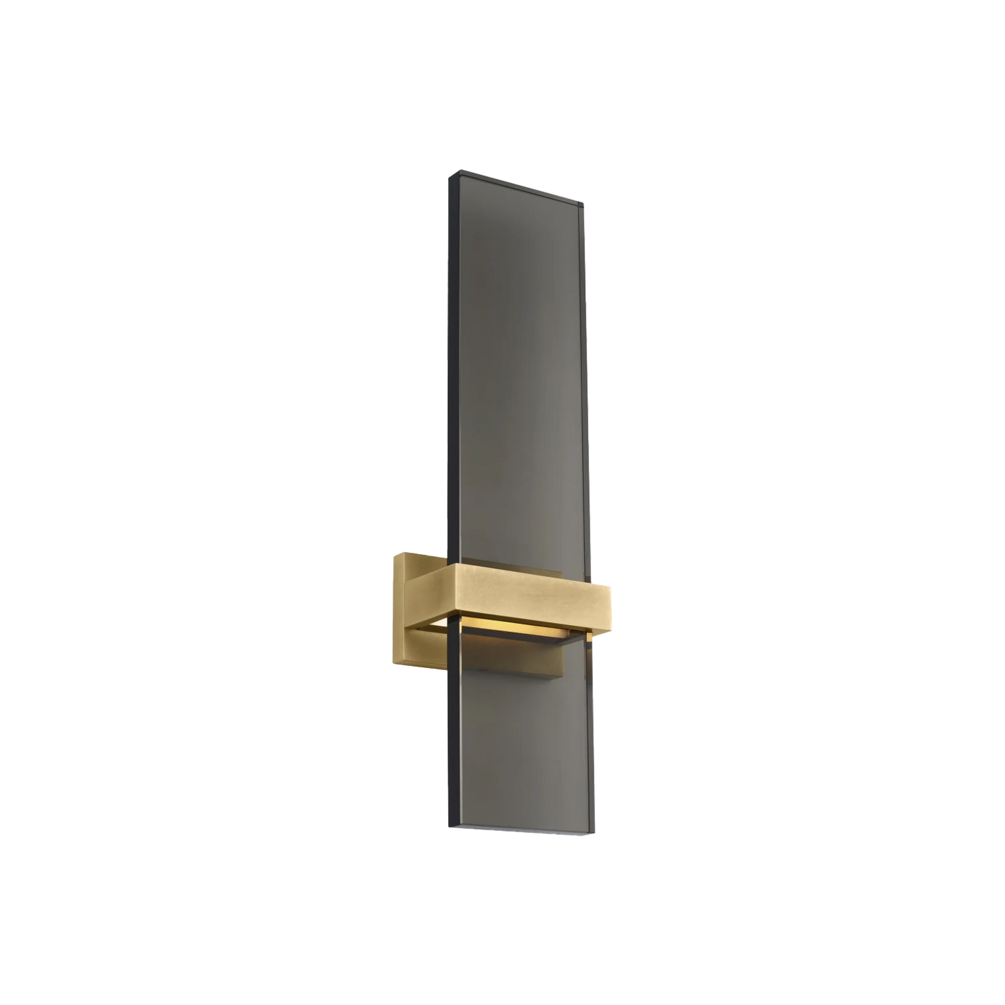 Brilliant glass meets luxe metal in the Flyta Medium LED Sconce.