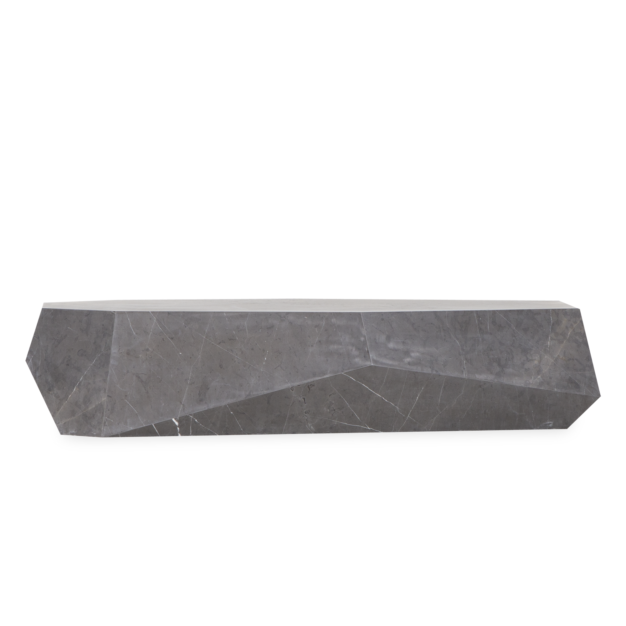 The Mineral Coffee Table celebrates stone in its most raw and natural form.