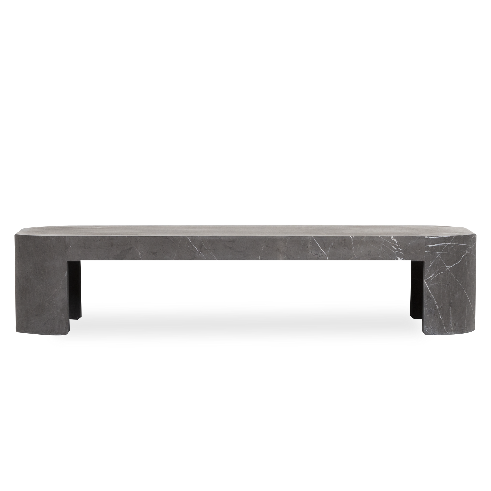 Inspired by iconic designs of the 1970s from celebrated mid-century designers Mario Bellini and Carlo Scarpa, the Shift Rectangular Coffee Table is defined by its bold use of scale