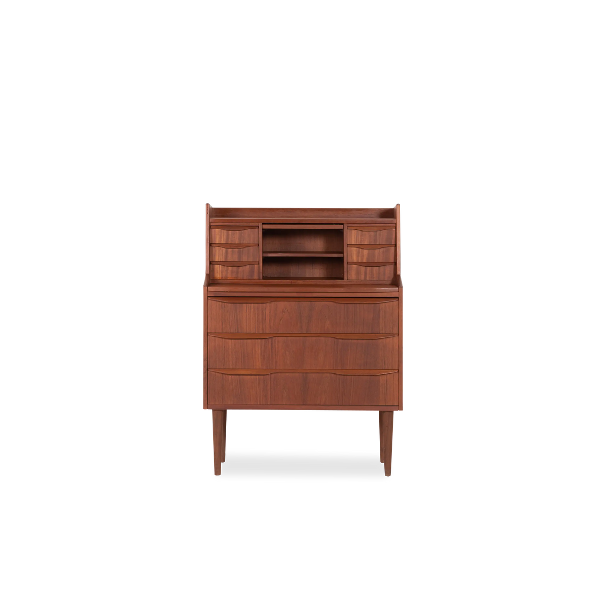 Vintage Oak Cabinet With Mirror