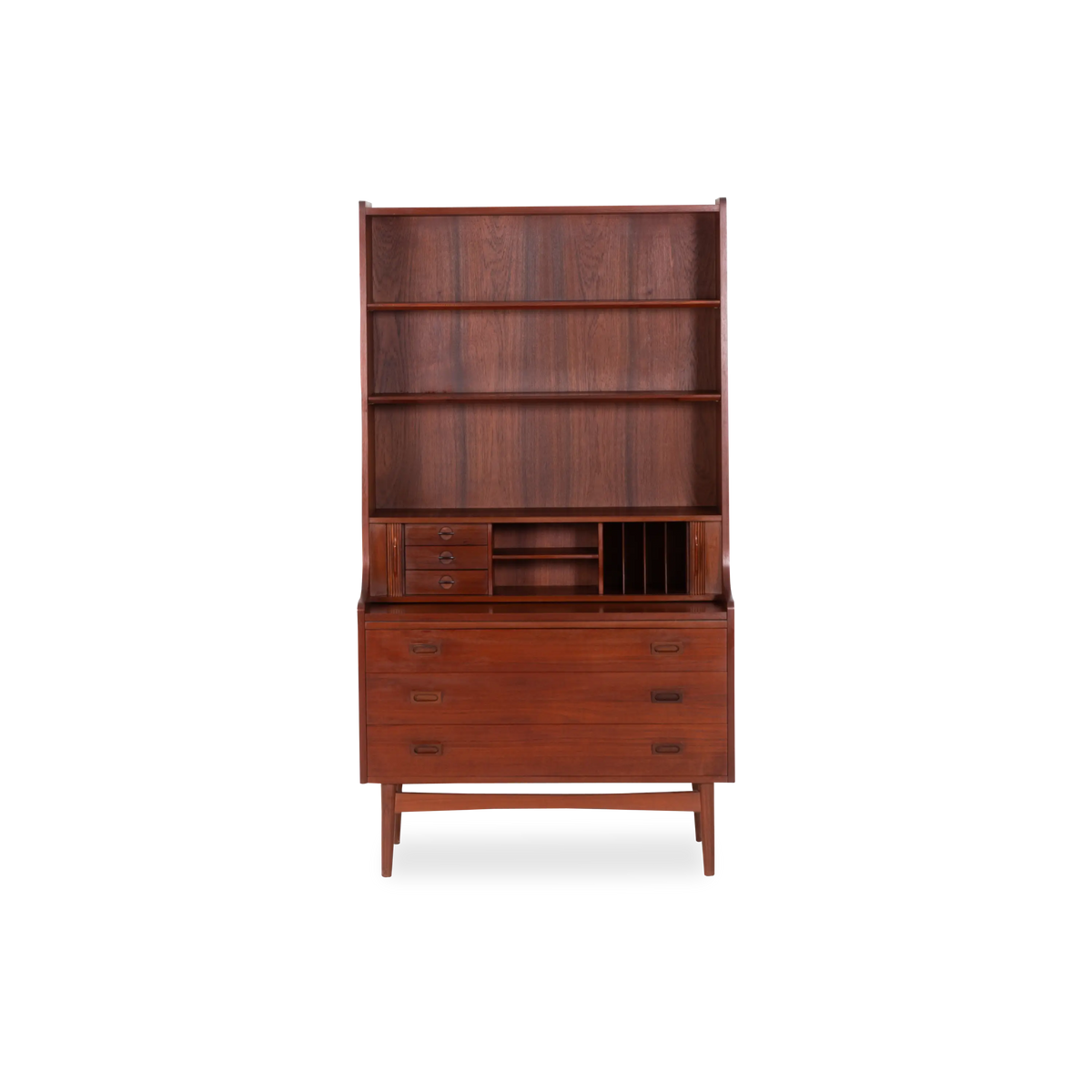 Vintage Johannes Sorth Secretary Bookcase