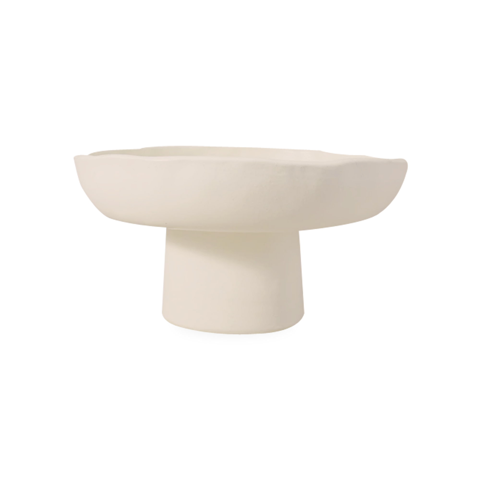 Defined by its unique footed design and combination of wide body with a tall curved rim, the Dahlia Footed Blate is the perfect tabletop accessory to showcase your favourite décor