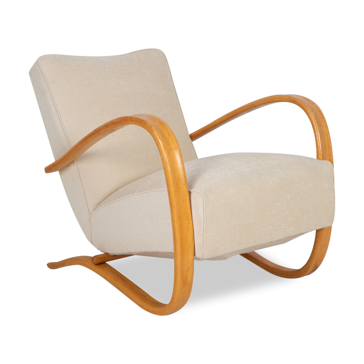 Vintage Halabala H-269 Lounge Chair