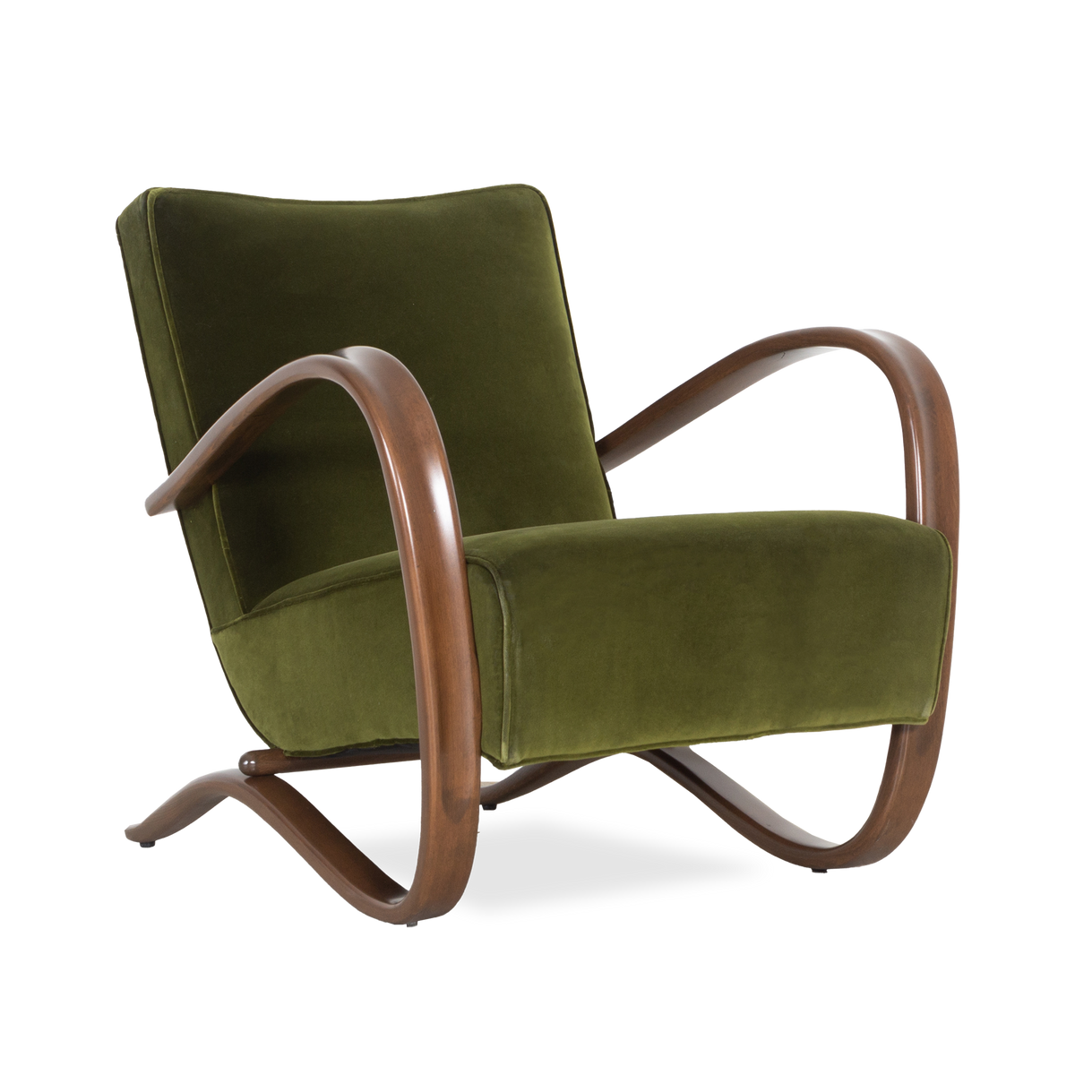 Vintage Halabala H-269 Lounge Chair