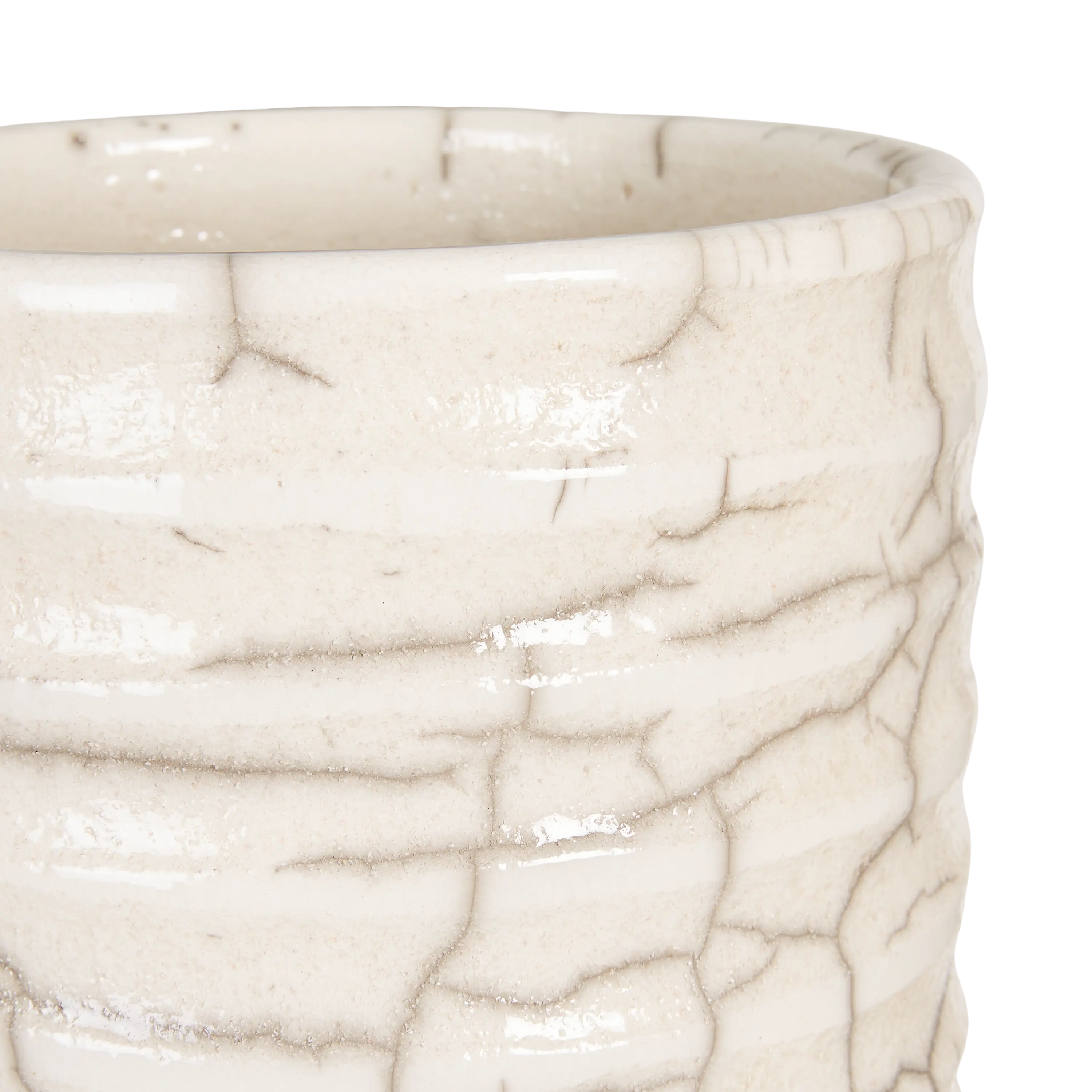 Crackle Cylinder Vase