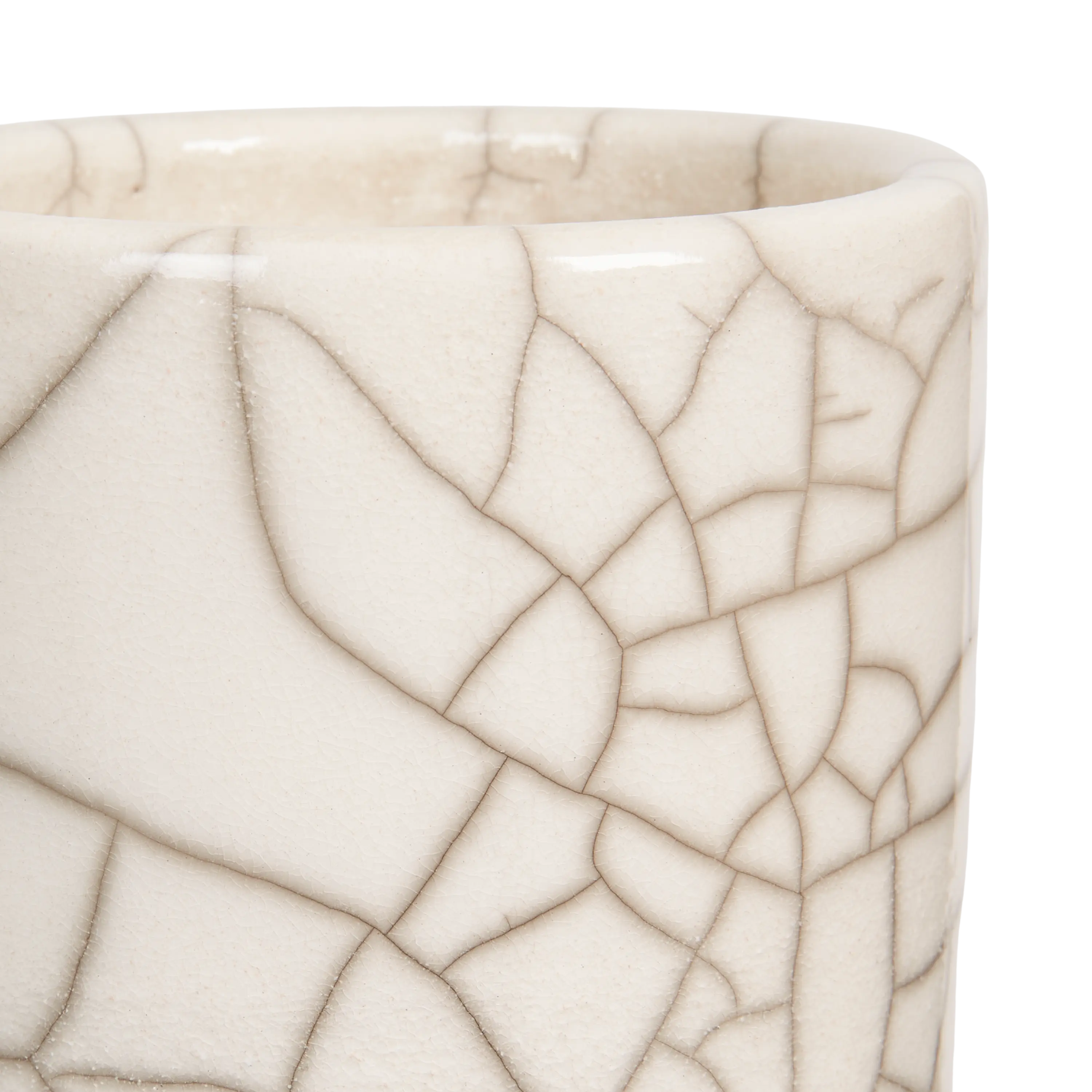 Crackle Cylinder Vase