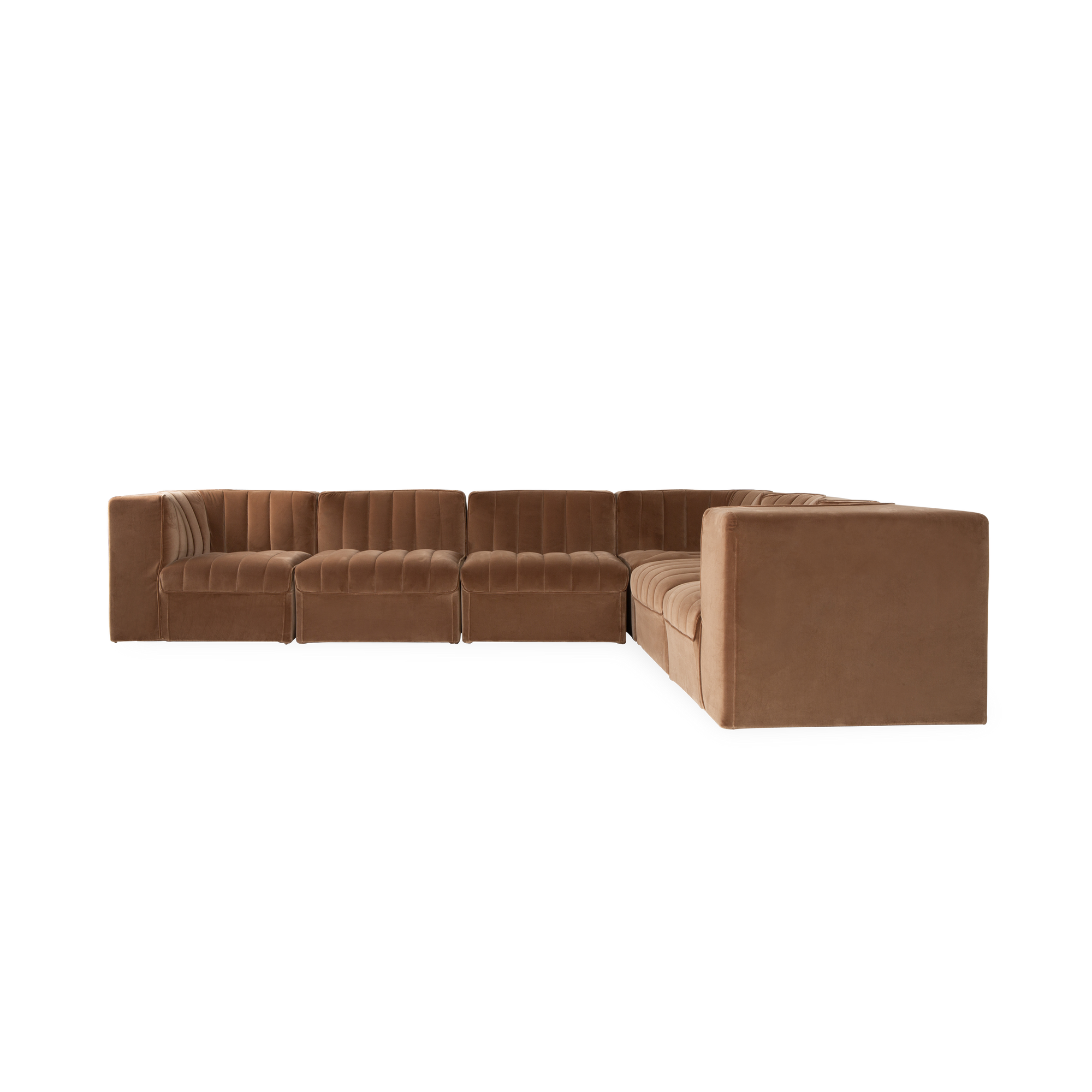 Characterized by its graceful inner contours, the 9000 Sectional showcases a minimalist aesthetic and functional design approach that adapts to both residential and commercial spac