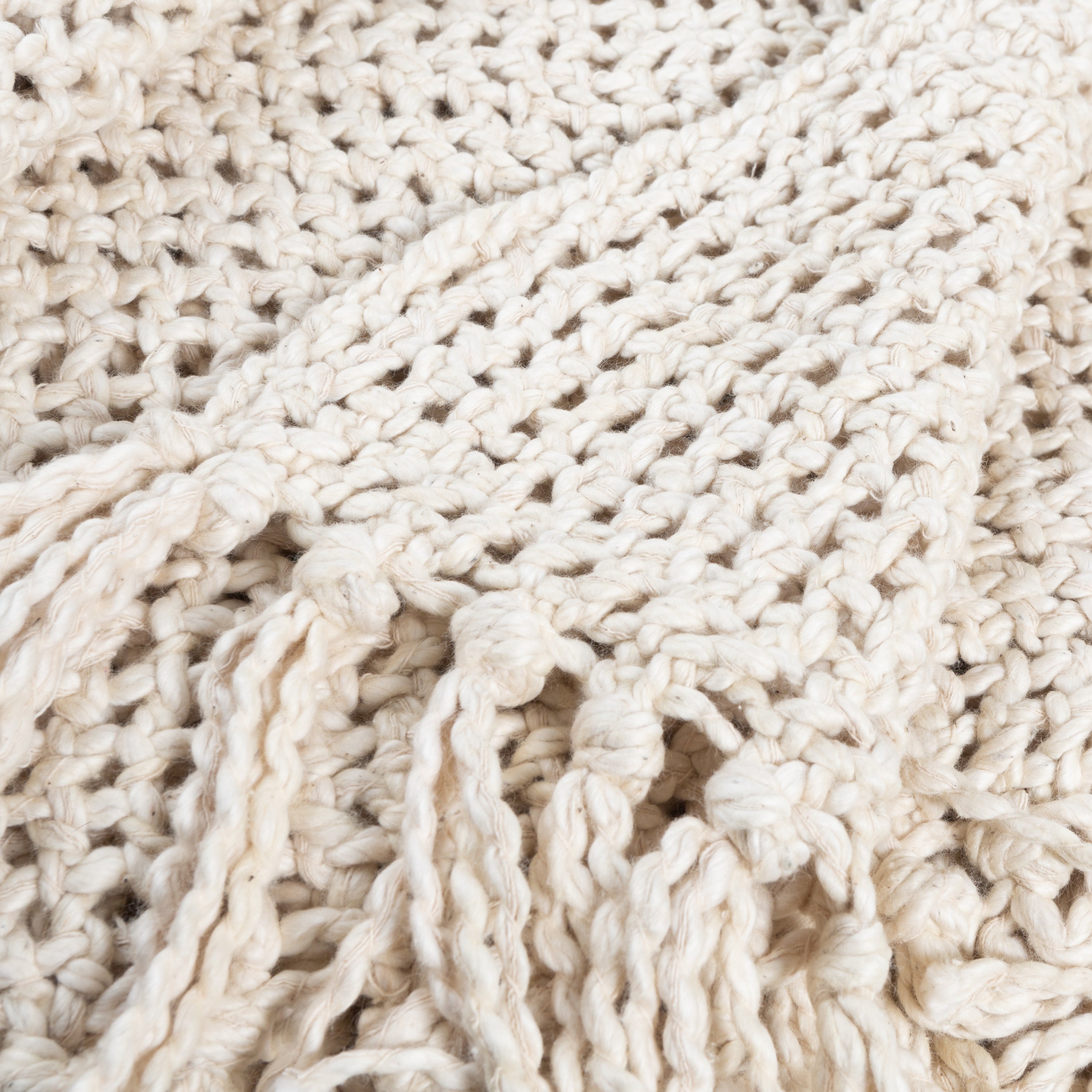 Cable Knit Throw