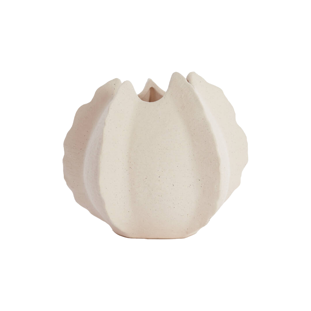 Ruffle Ceramic Vase