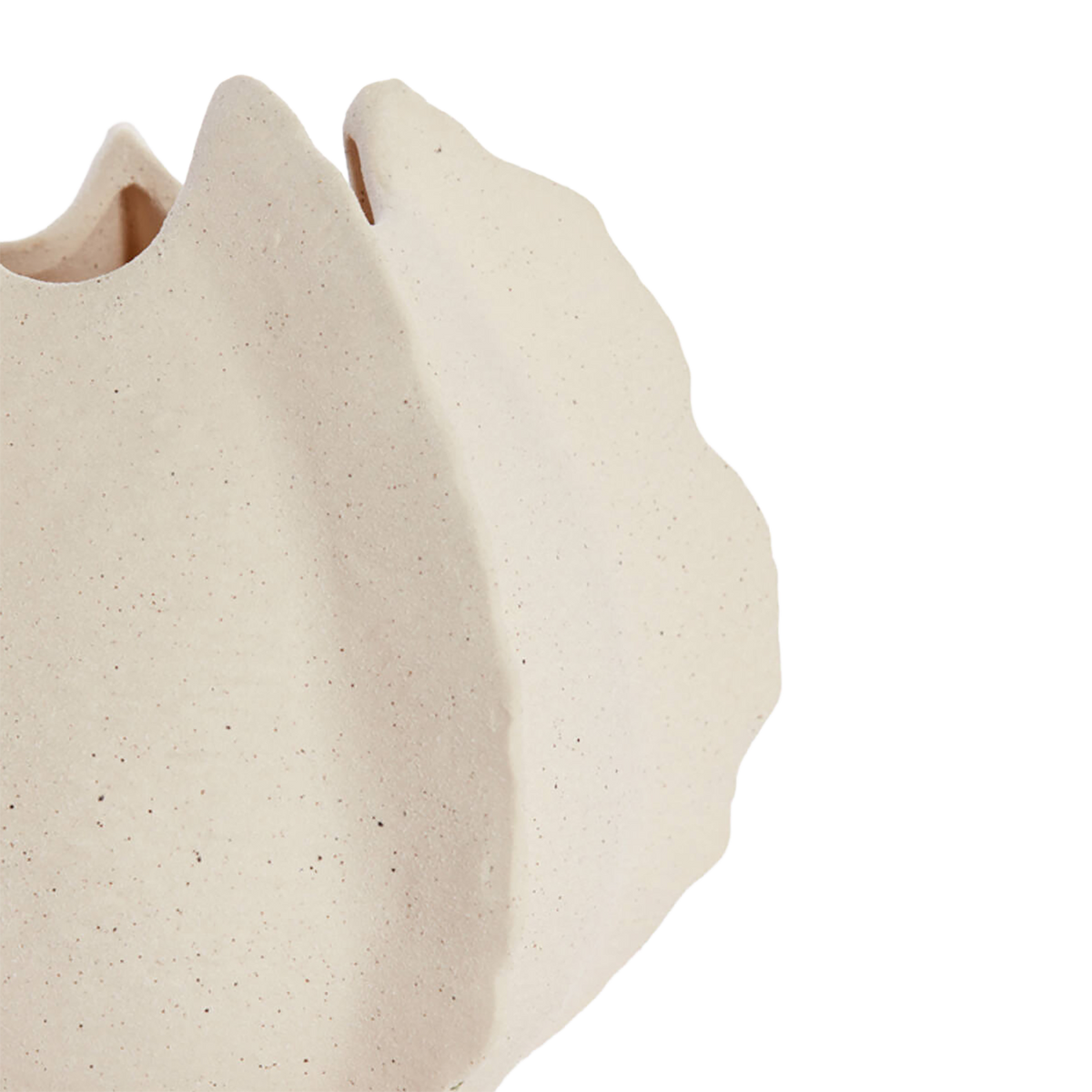 Ruffle Ceramic Vase