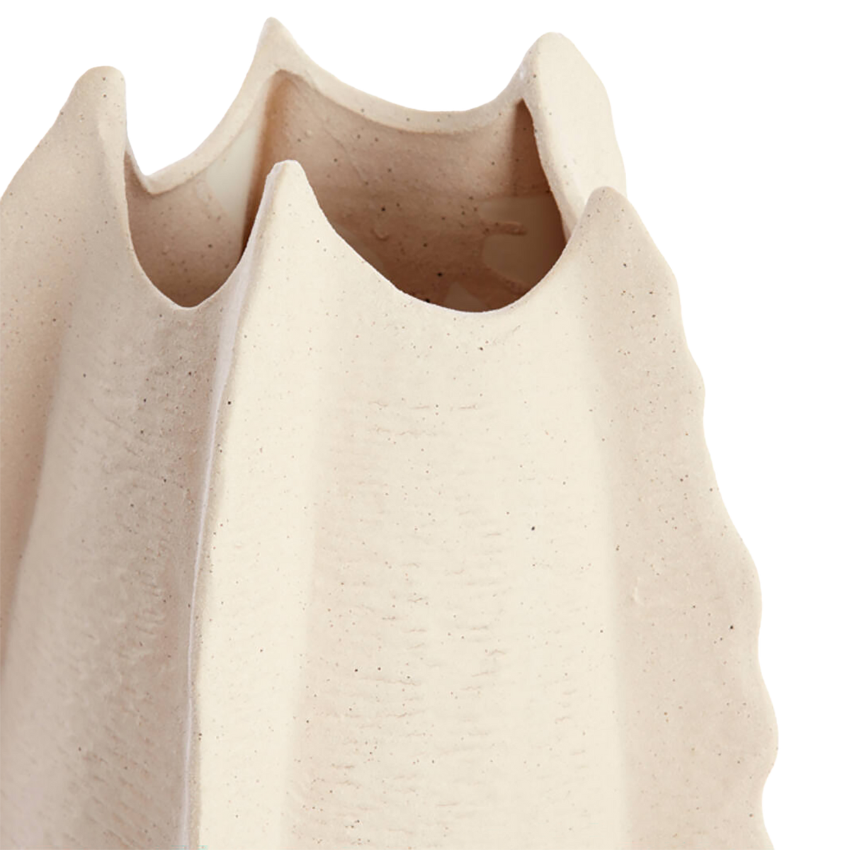 Ruffle Ceramic Vase