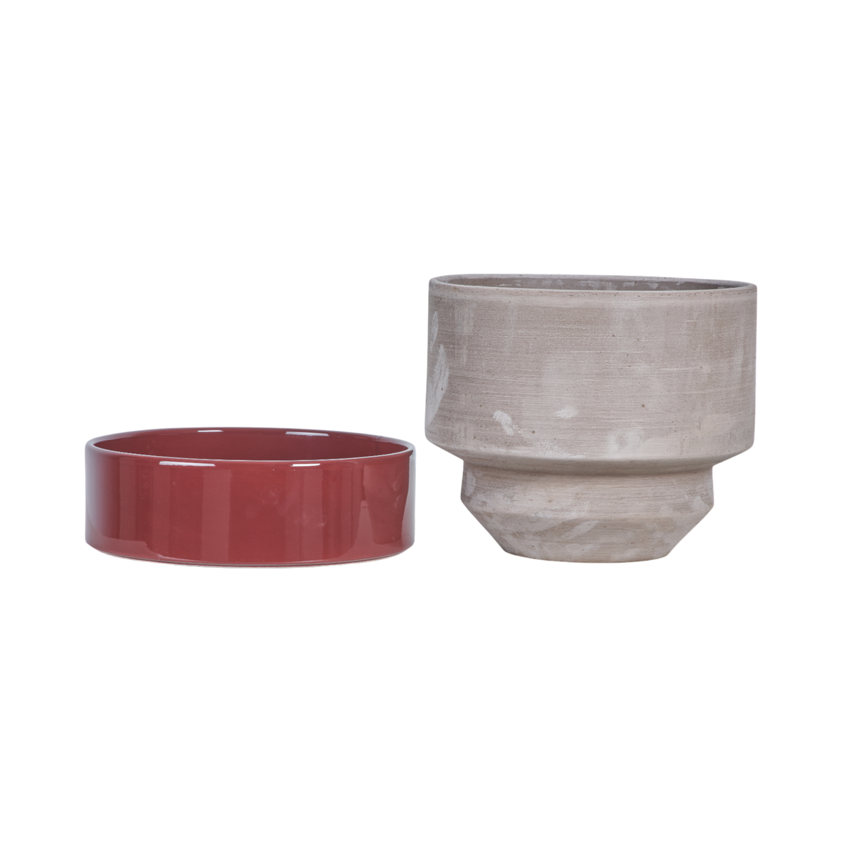 Hoff Mix Pot/Saucer