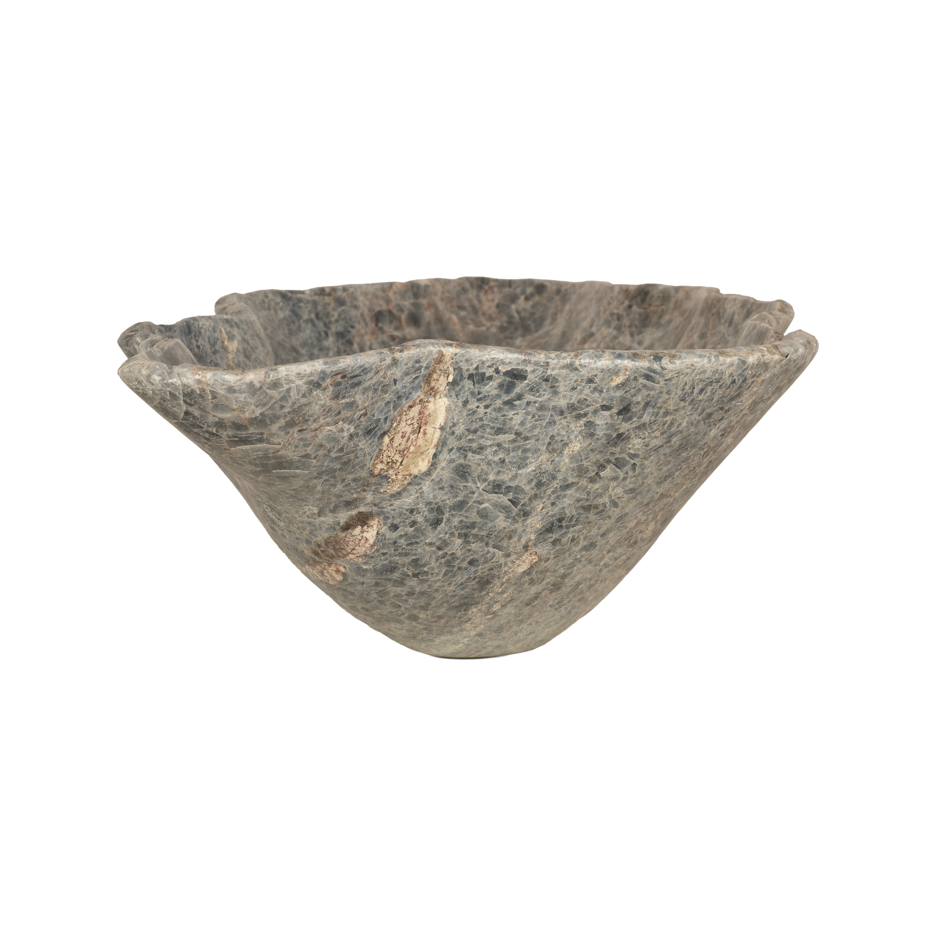 Blue Calcite Freeform Bowl