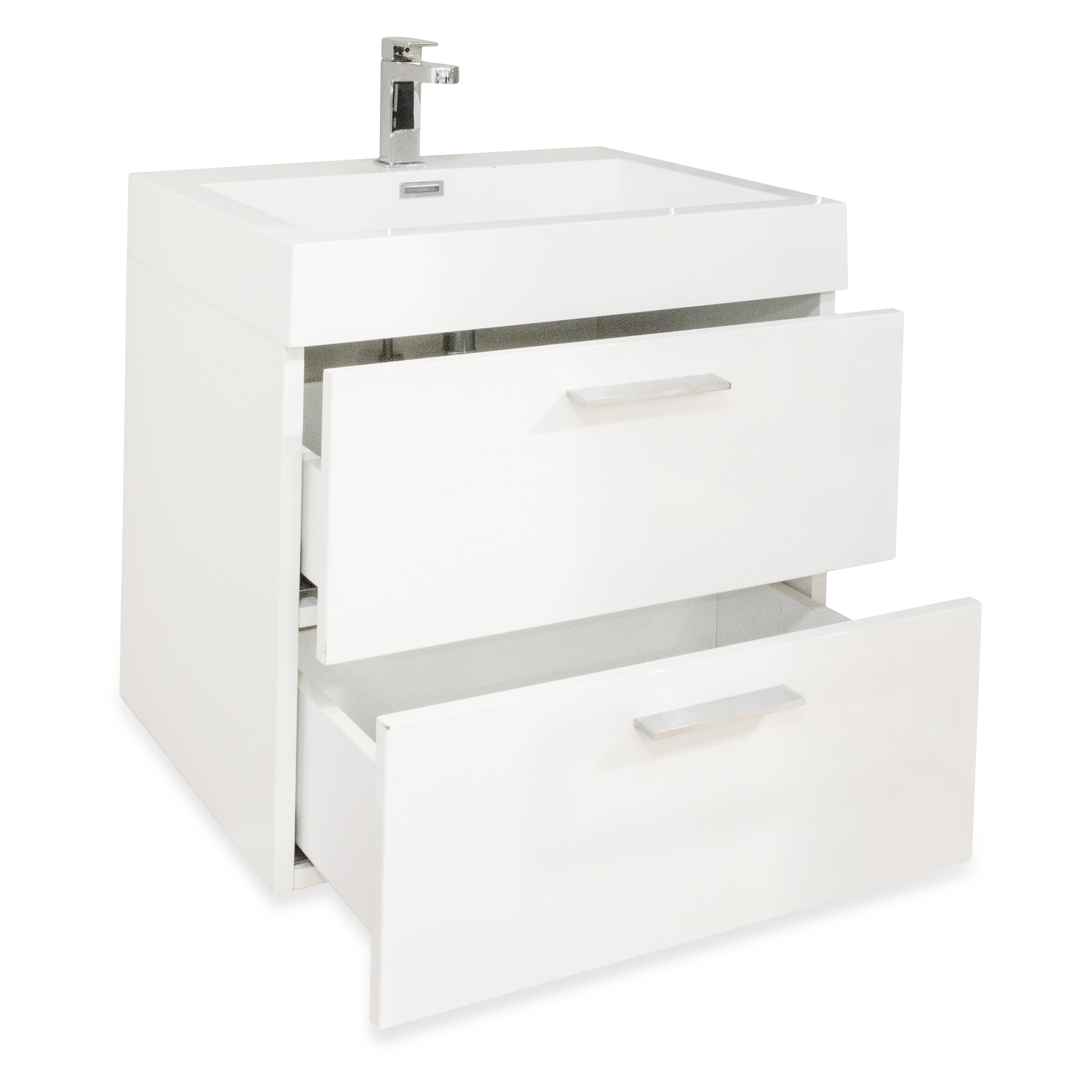 VANITY: The versatile design of the AM/PM vanity brings a modern sensibility to the bath.