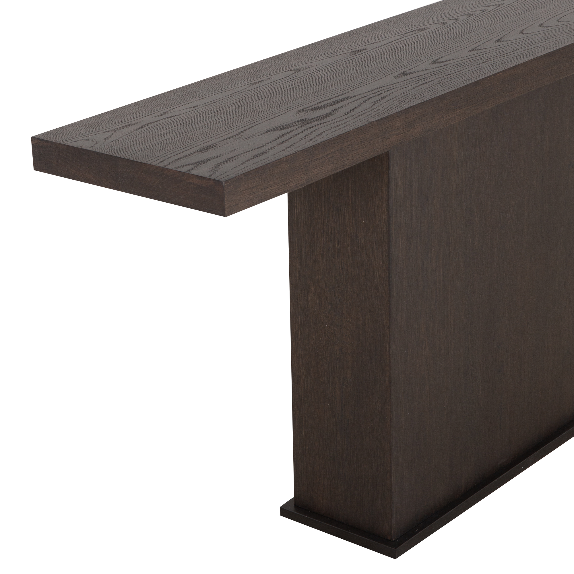 With bold, rectilinear lines and strong proportions, the Altar Console Table is a celebration of the timeless beauty of pure geometry.