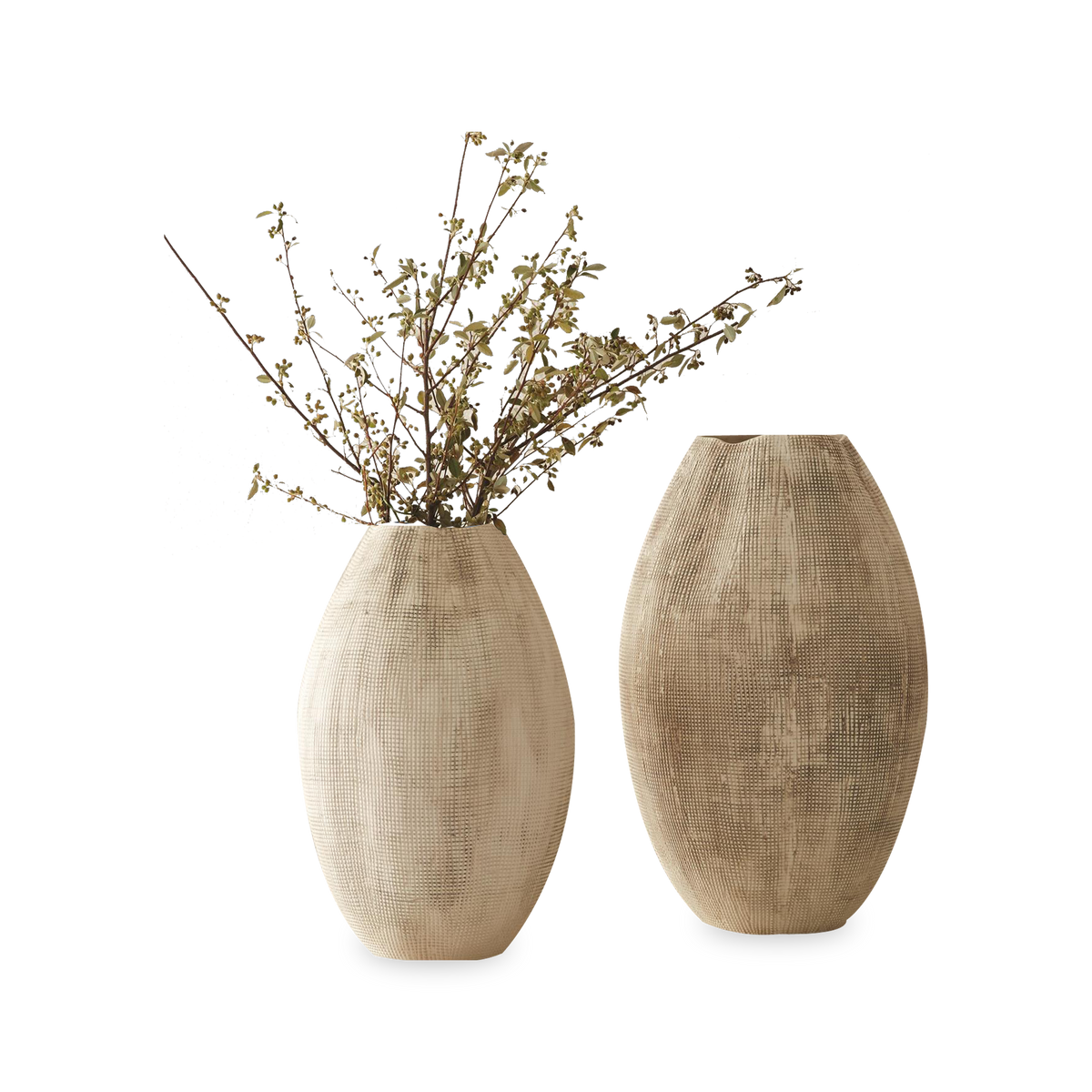 Textured Grid Vase