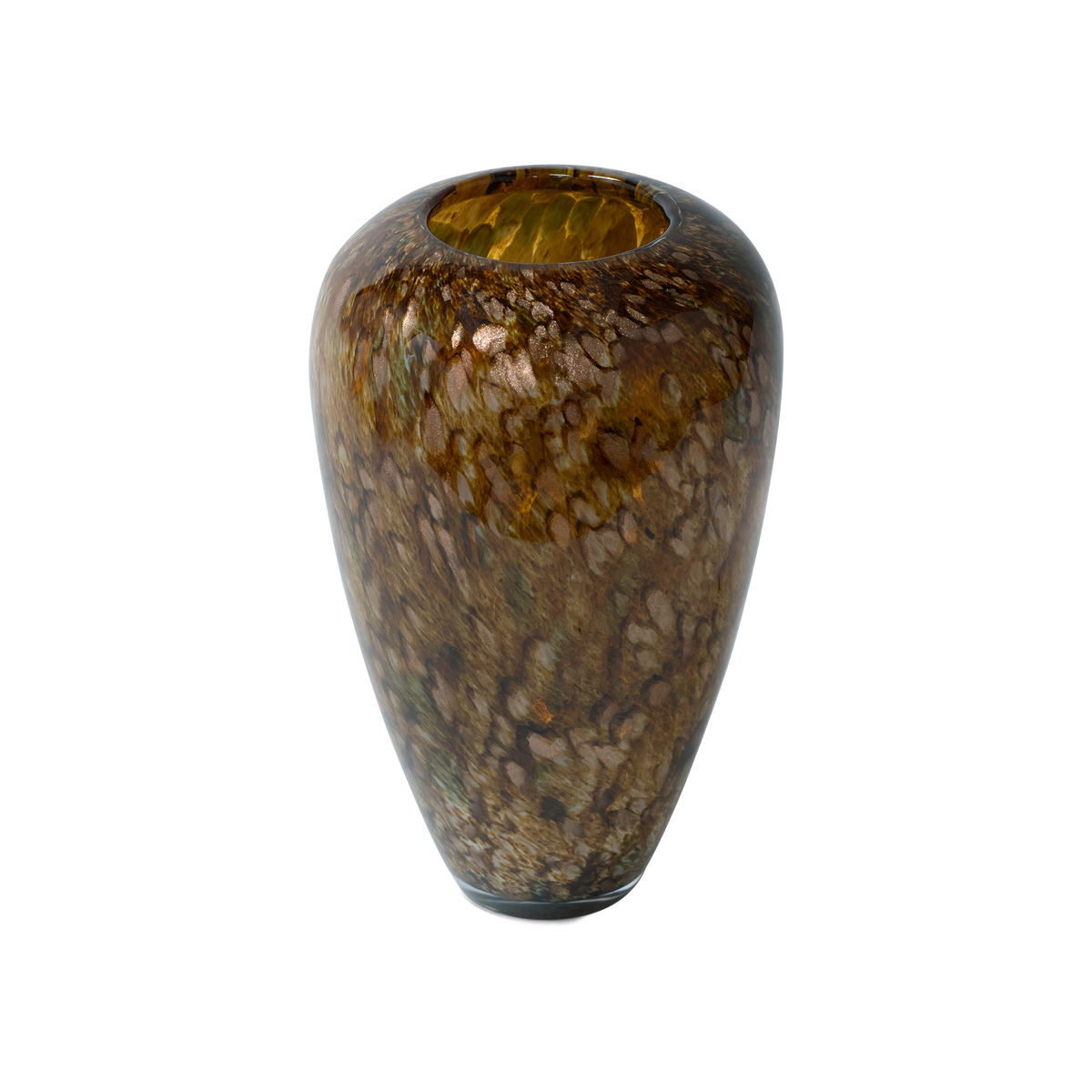 Dappled Glass Vase