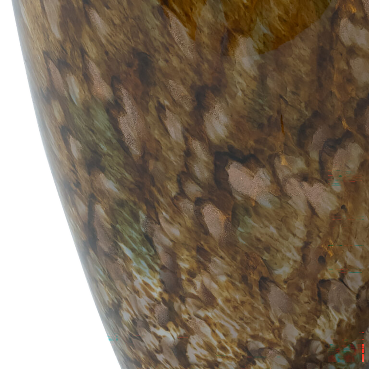 Dappled Glass Vase