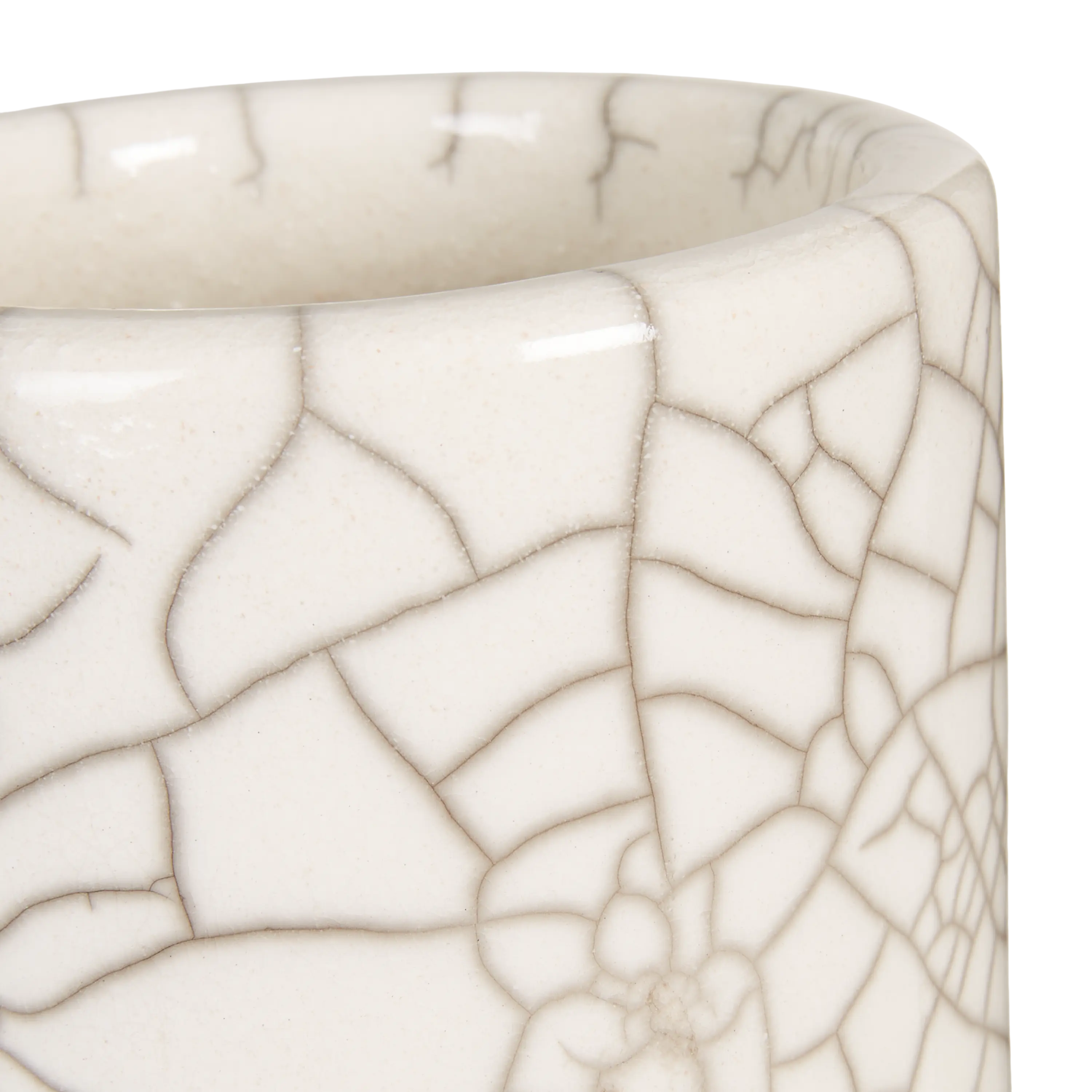 Crackle Cylinder Vase