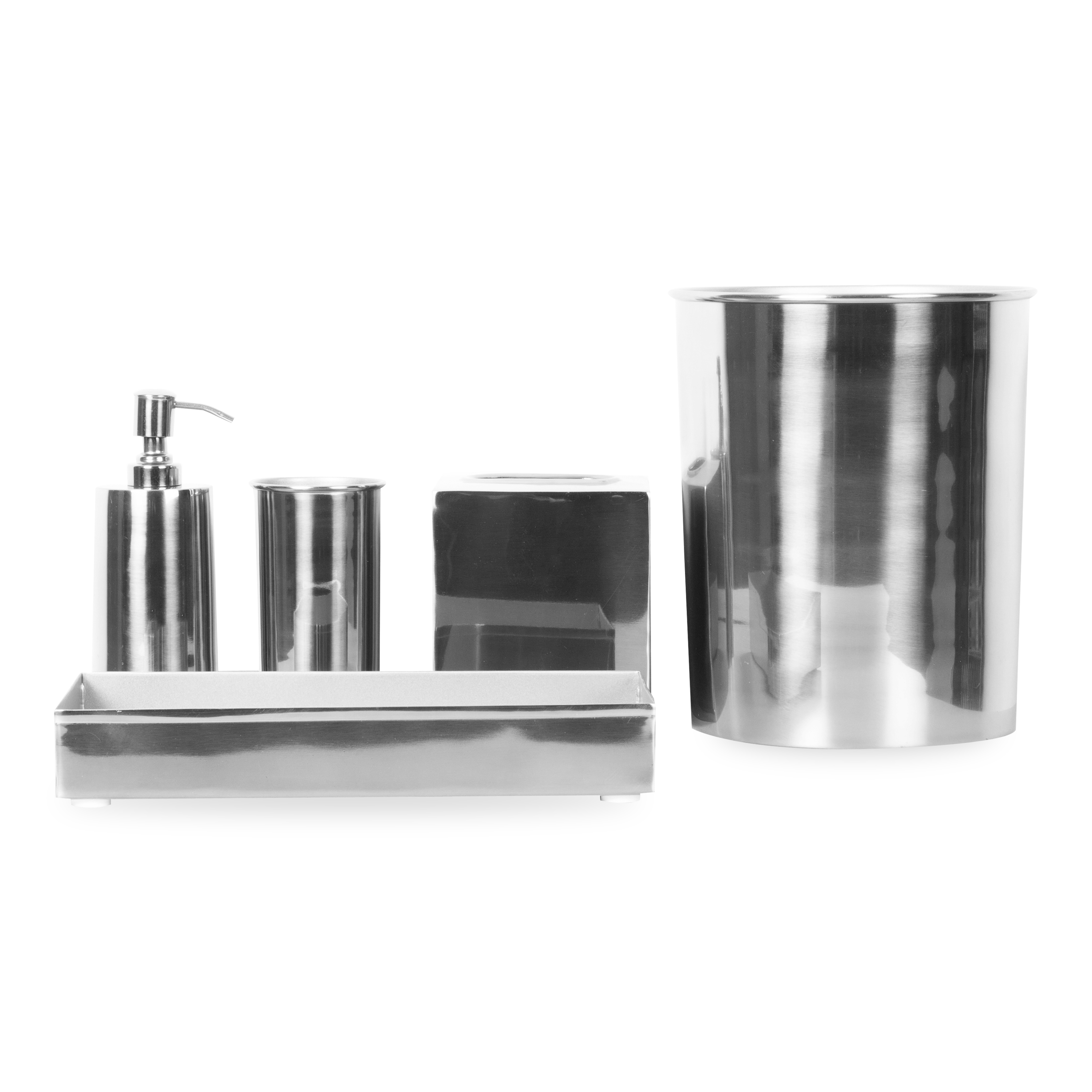 Characterized by its clean design and sleek silhouettes, the Essential Collection features an effortlessly elegant polished nickel finish that will elevate any bathroom or kitchen