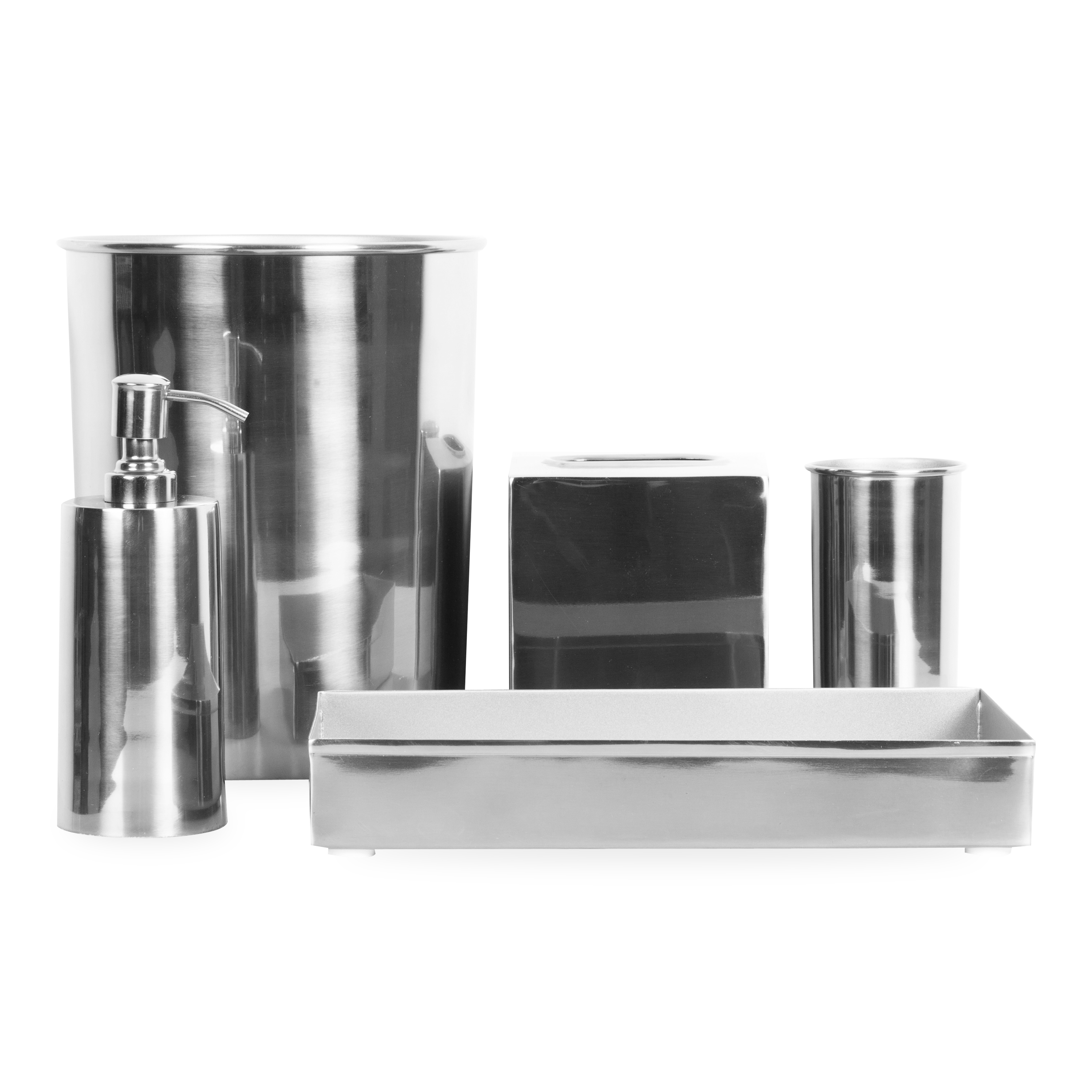 Characterized by its clean design and sleek silhouettes, the Essential Collection features an effortlessly elegant polished nickel finish that will elevate any bathroom or kitchen