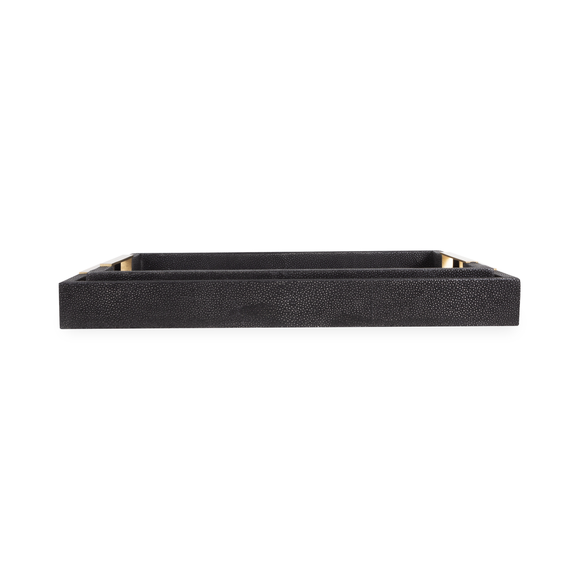 Faux Shagreen Tray