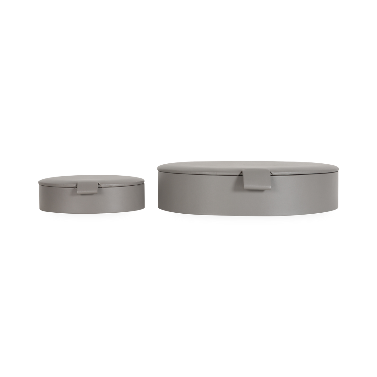 Oval Leather Box