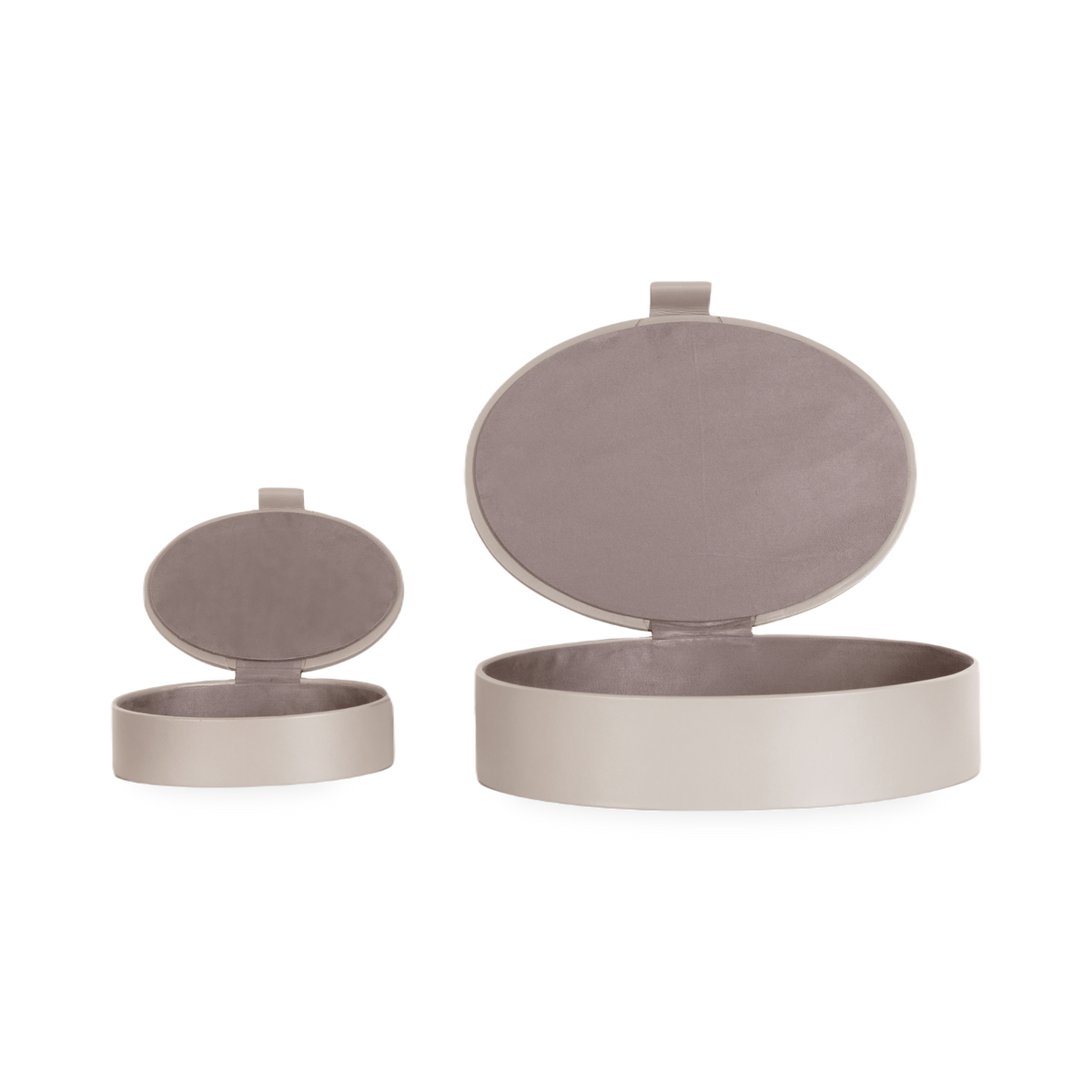 Oval Leather Box