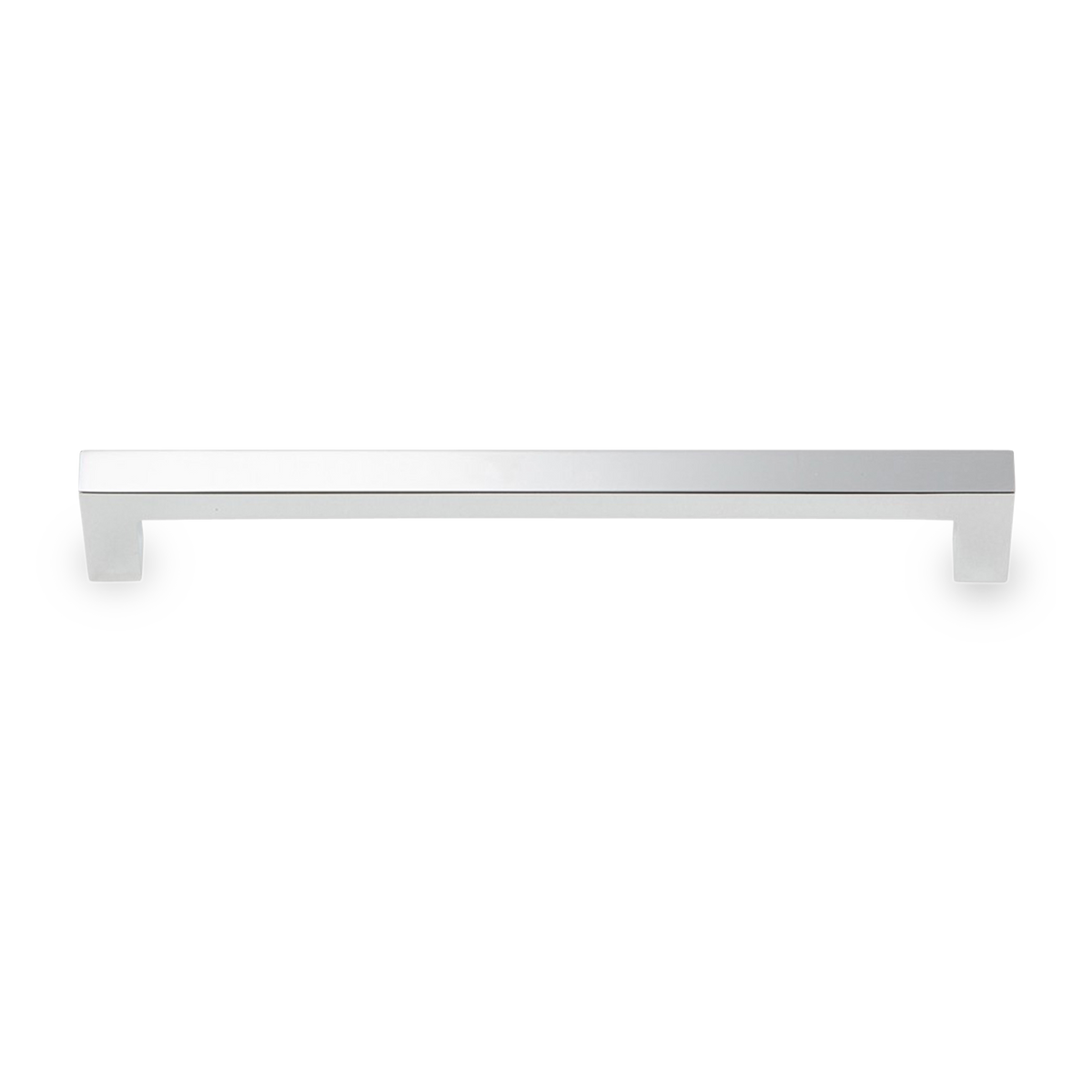 A sleek rectangular pull.