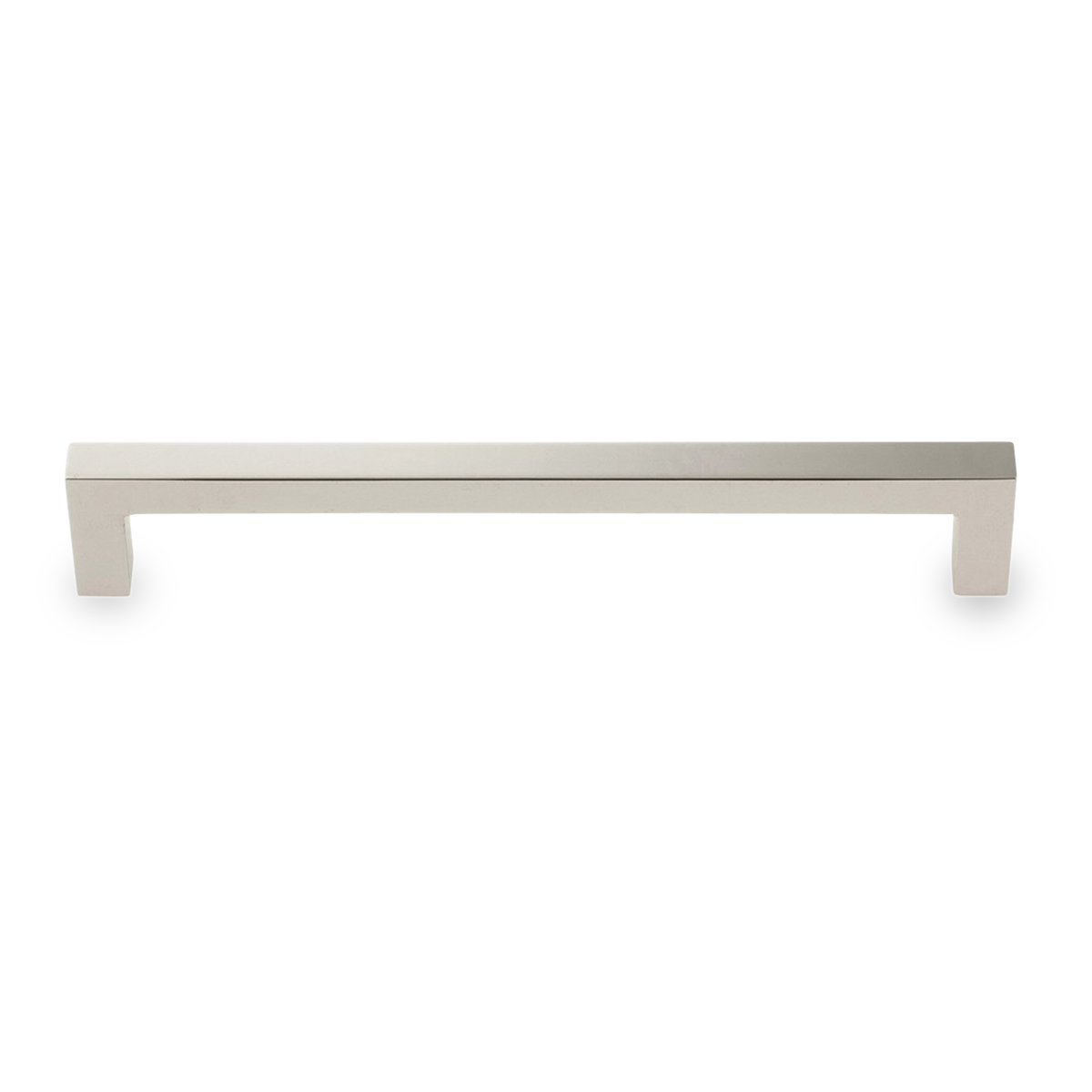 A sleek rectangular pull.