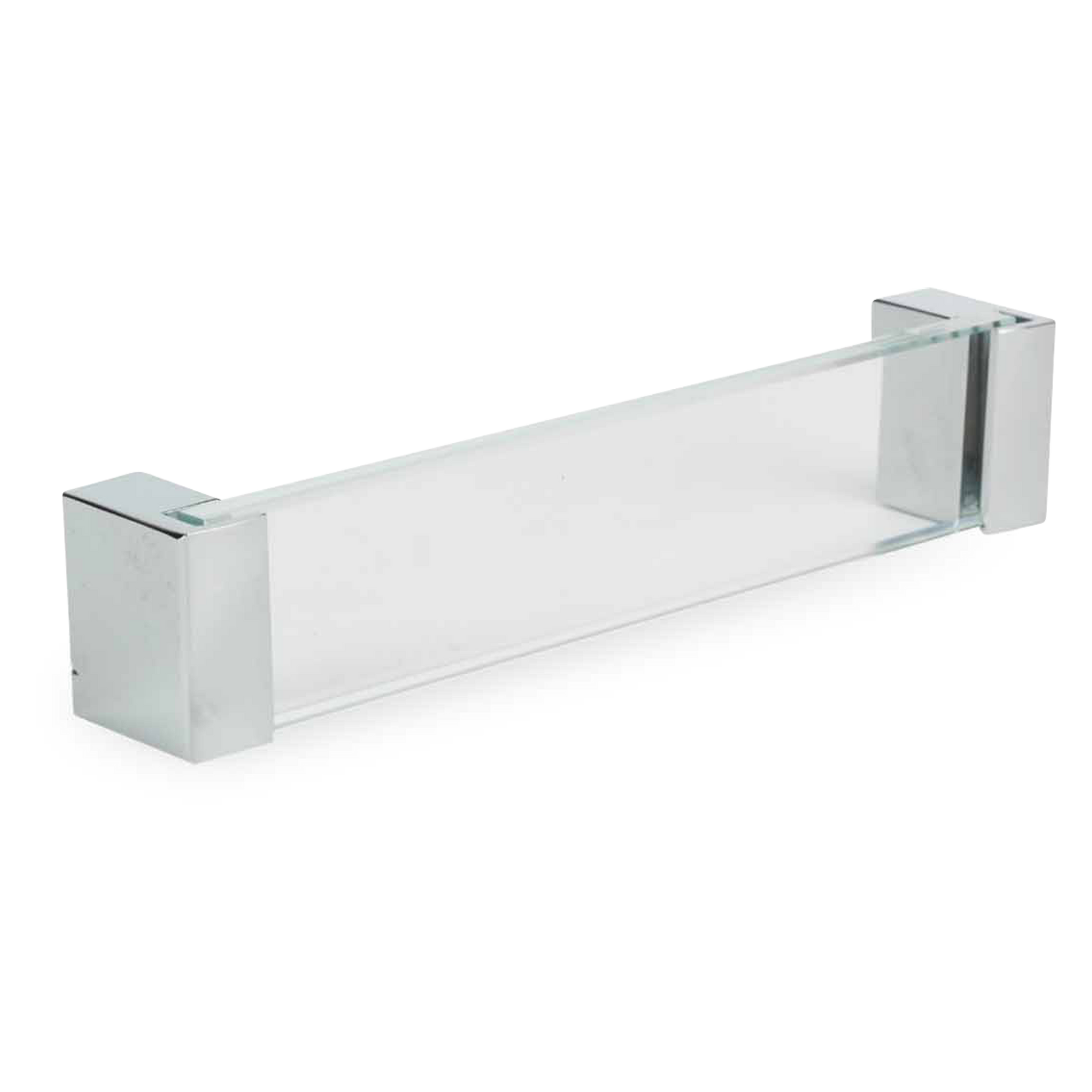The Aeorlin Pull features a modern look, made of acrylic with chrome accents.