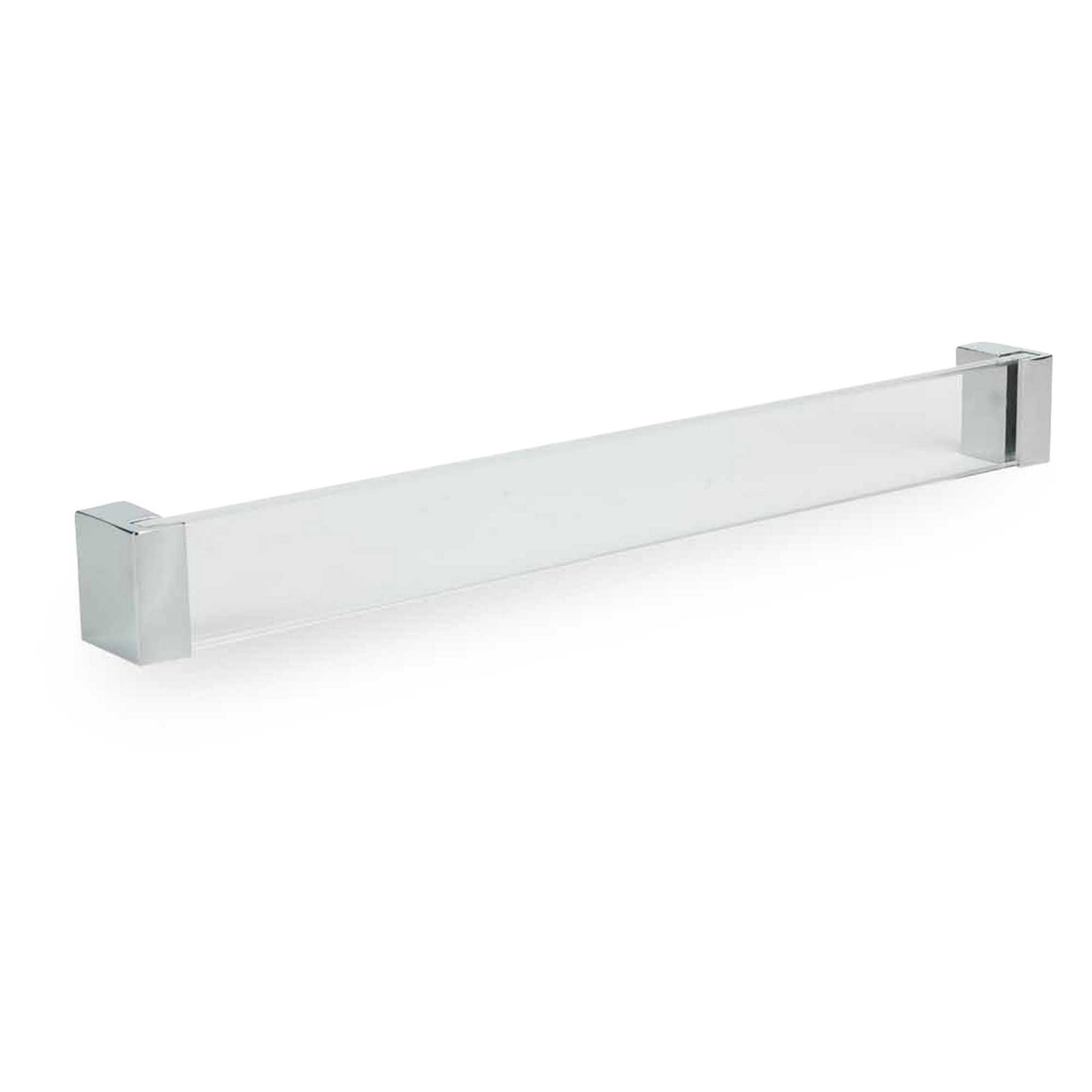 The Aeorlin Pull features a modern look, made of acrylic with chrome accents.