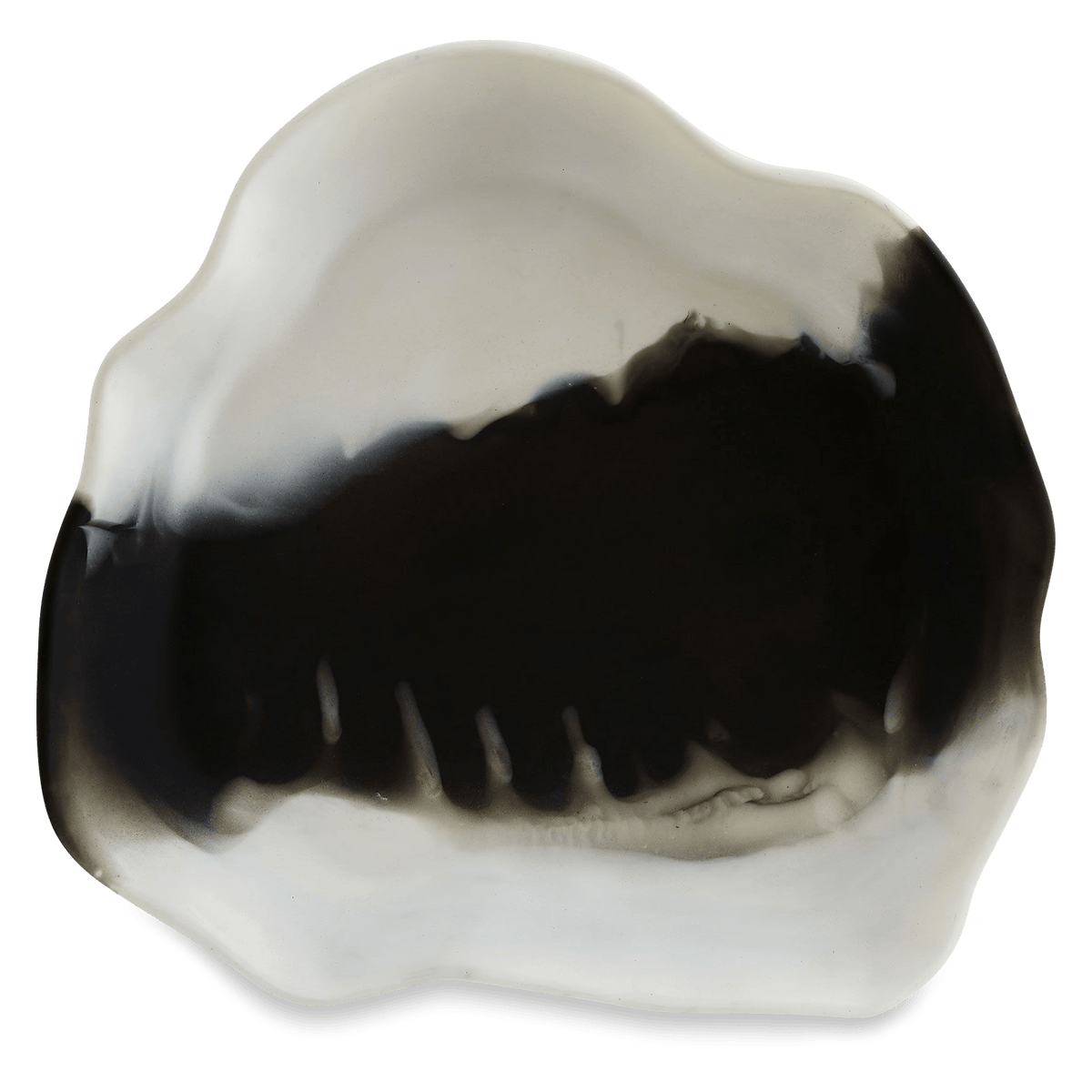 Explore the concept of yin and yang in this duo of trays.